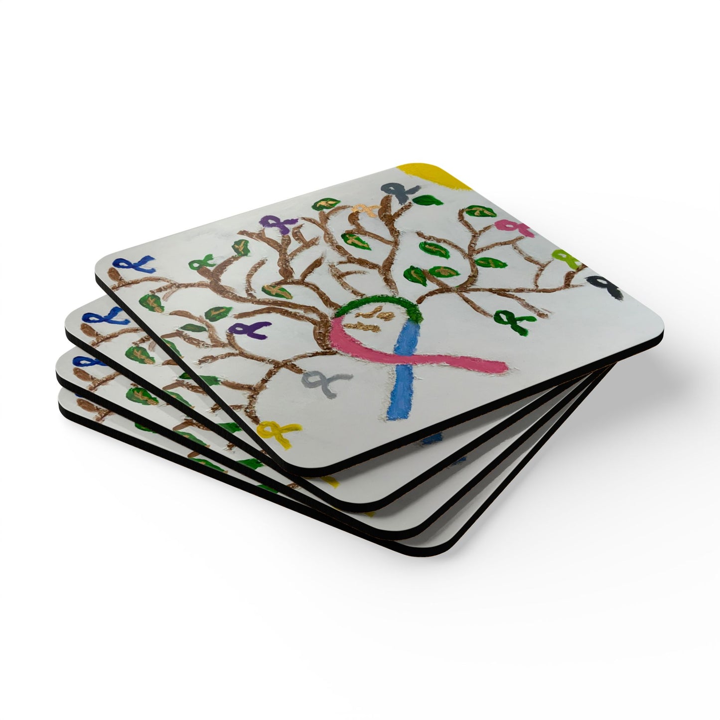 ScART (Scar Art) Coasters by artist Olivia Joly