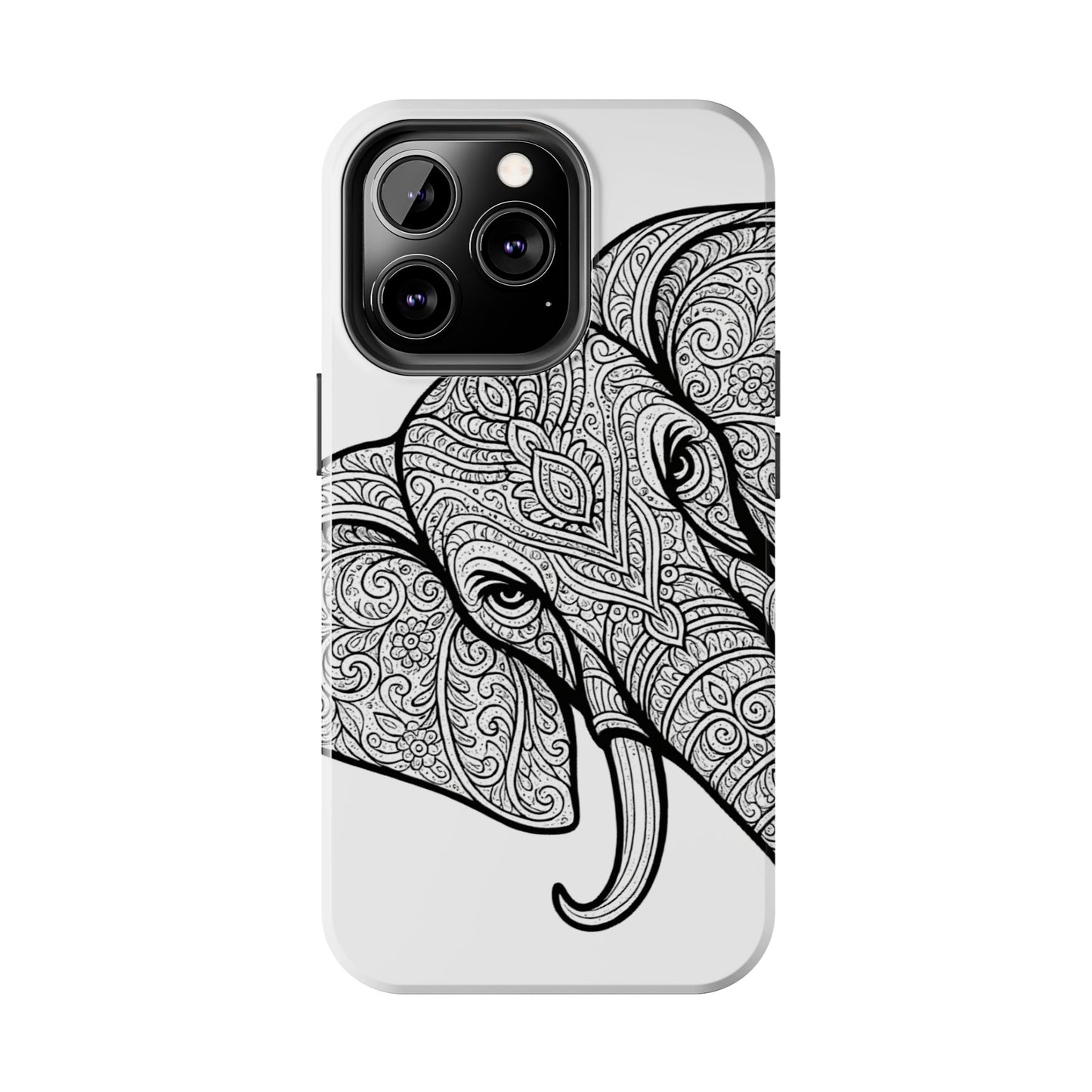 Elephant Design Tough Phone Cases | Tough Protective Cases for Animal Lovers, Gifts for Birthdays, Eco-Friendly, Artistic Phone Accessories
