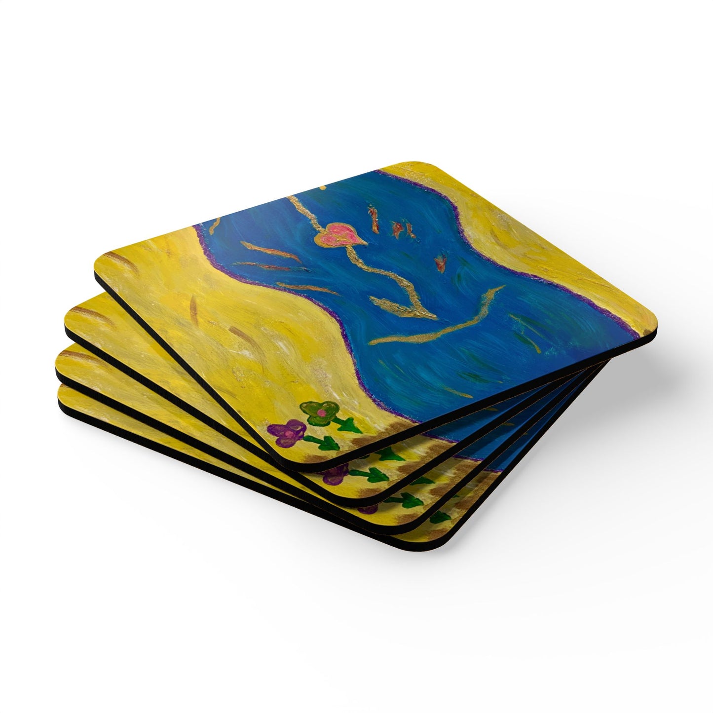 ScART (Scar Art) Coasters by artist Tara Alviano