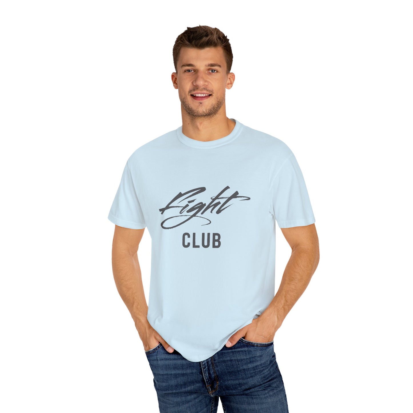 Fight Club Unisex Garment-Dyed T-shirt, Casual Wear, Gift for Movie Lovers, Trendy Outfit, Birthday Present, Comfortable Tee
