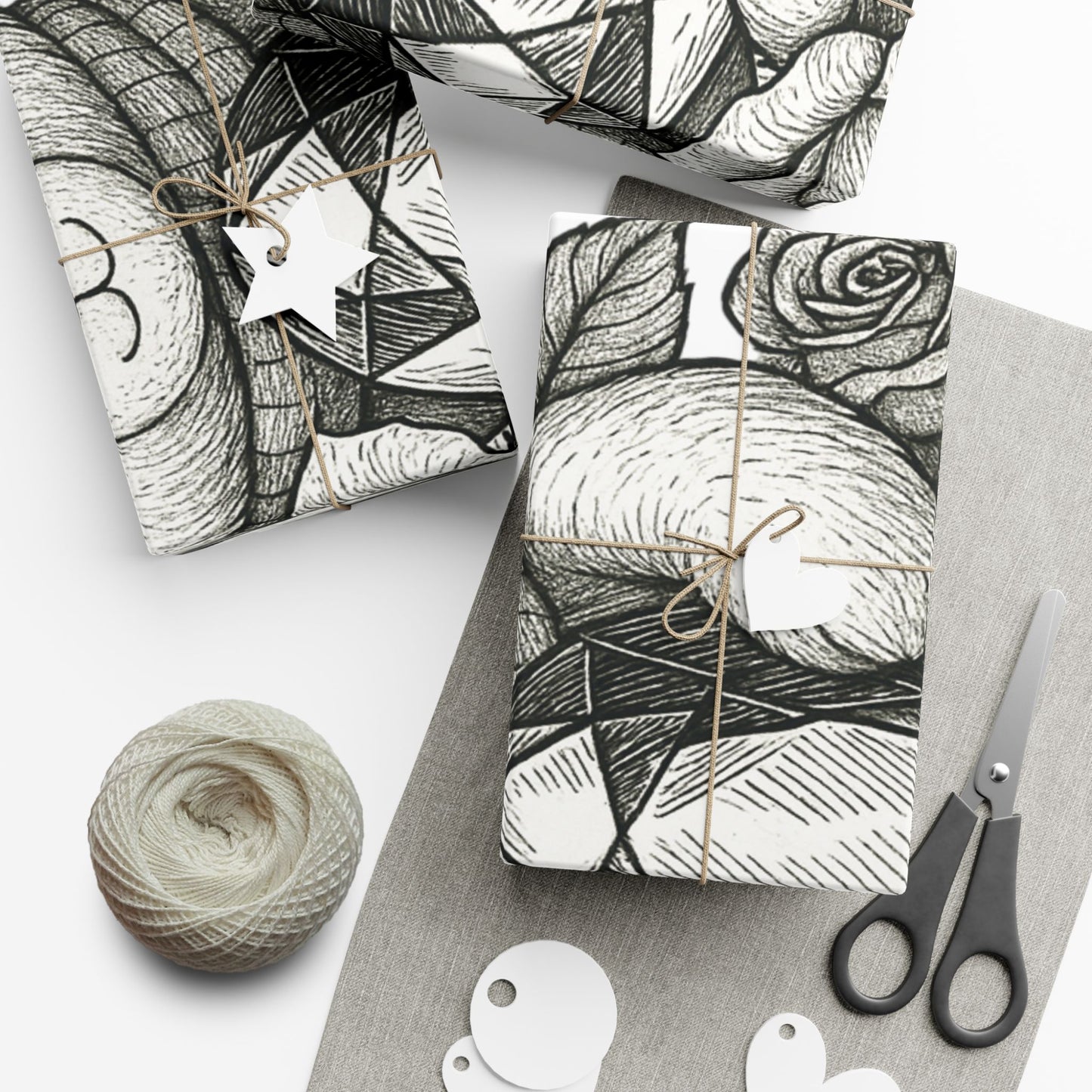 Phi Sigma Sigma Bear and Sapphire - Sorority Gift Wrap