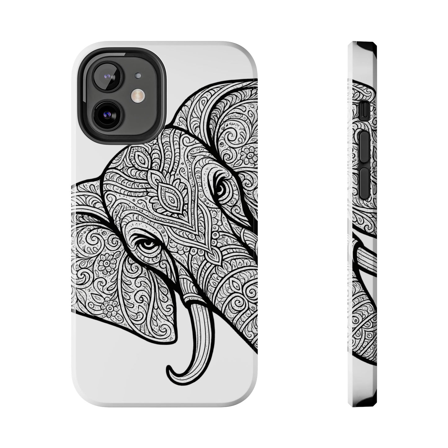Elephant Design Tough Phone Cases | Tough Protective Cases for Animal Lovers, Gifts for Birthdays, Eco-Friendly, Artistic Phone Accessories