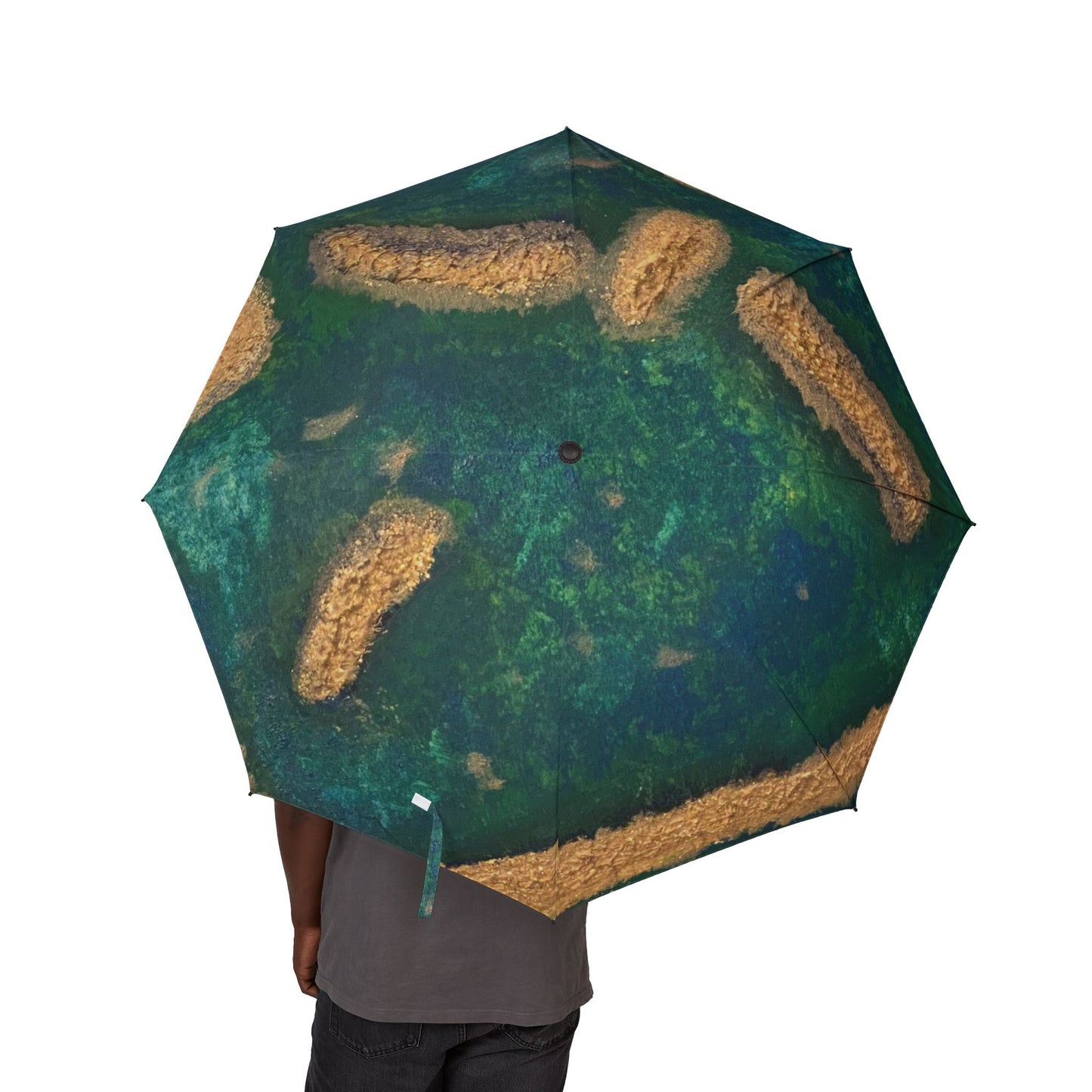 Vibrant Art Umbrella - featuring art from ScART - (Scar Art).  Artist: Kathy Burns