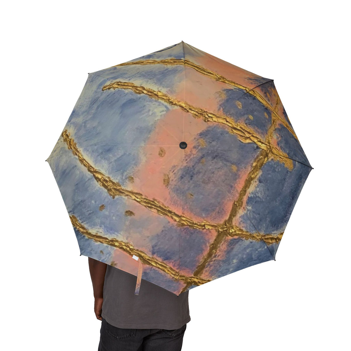 Vibrant Art Umbrella - featuring art from ScART - (Scar Art).  Artist:  Debbie Wanko
