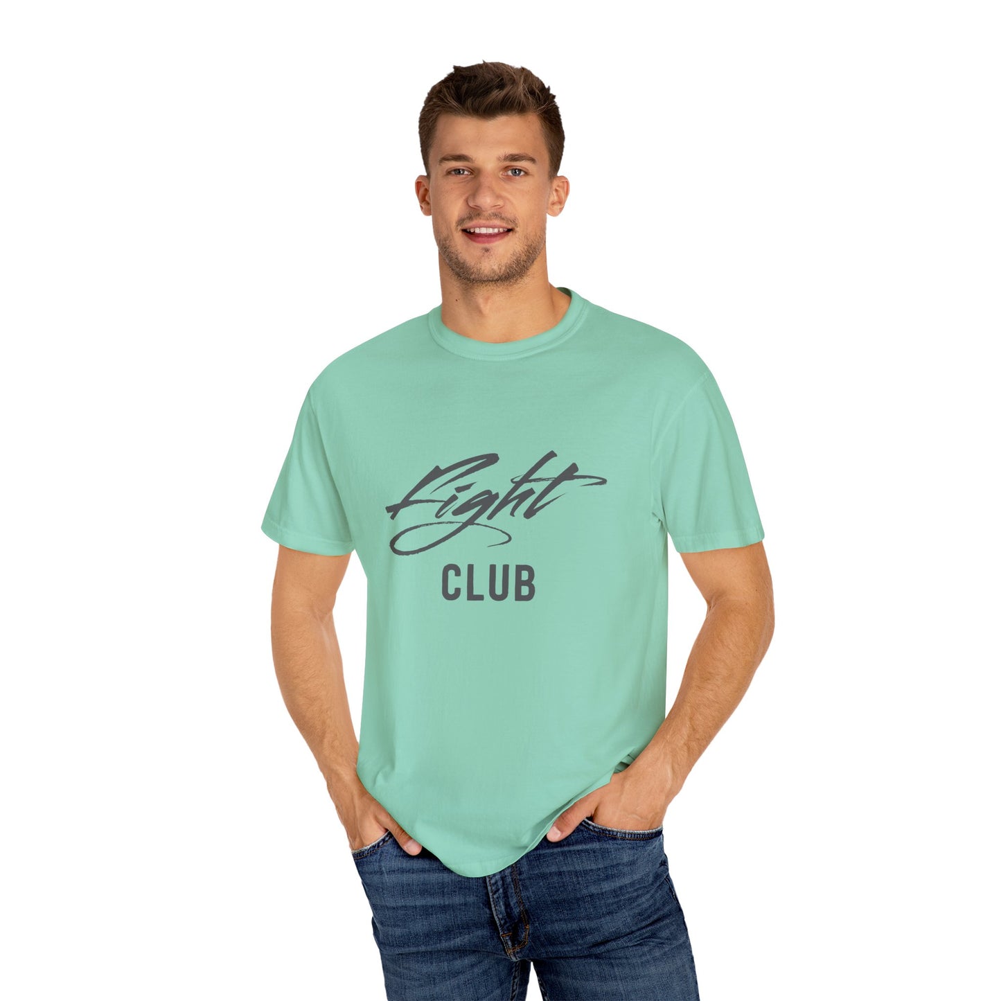 Fight Club Unisex Garment-Dyed T-shirt, Casual Wear, Gift for Movie Lovers, Trendy Outfit, Birthday Present, Comfortable Tee