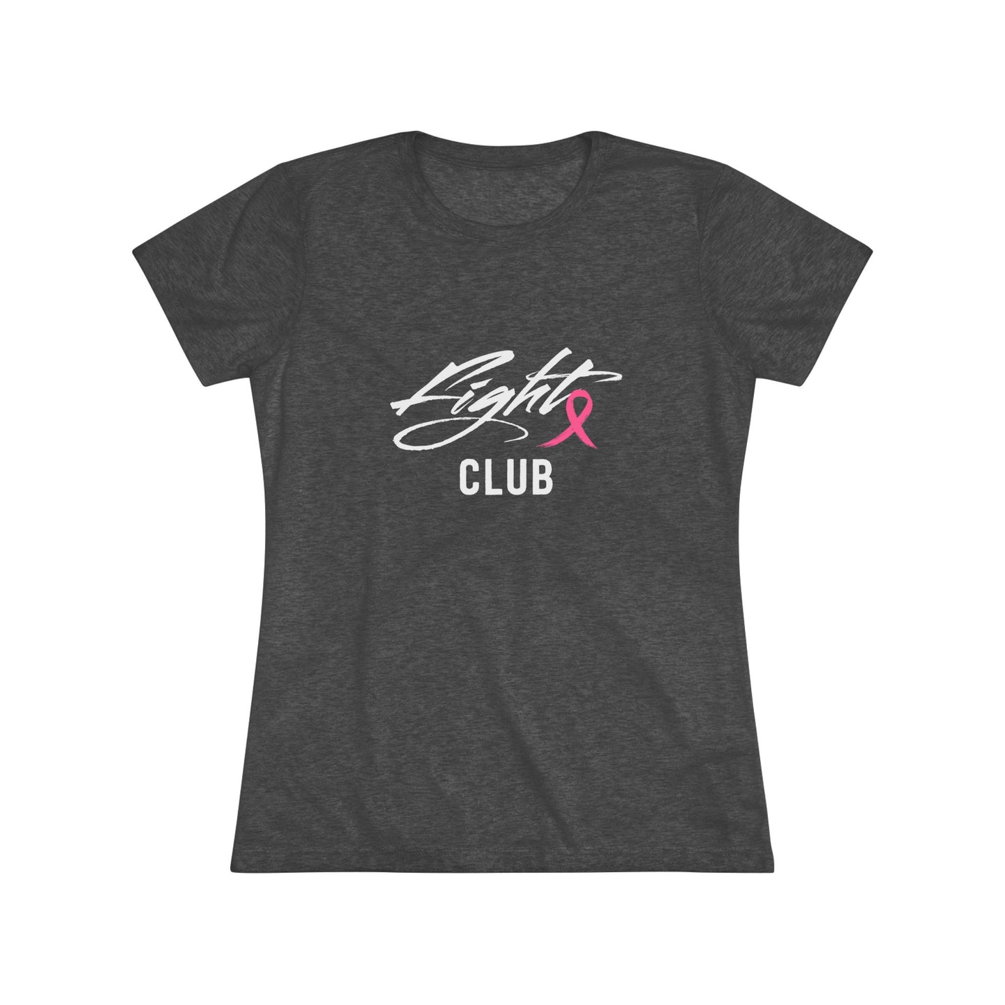 Lightweight Women's Tee with Hot Pink Awareness Ribbon, Triple Negative Breast Cancer Awareness Shirt, Gift for Her, Support Tee, Casual Wear