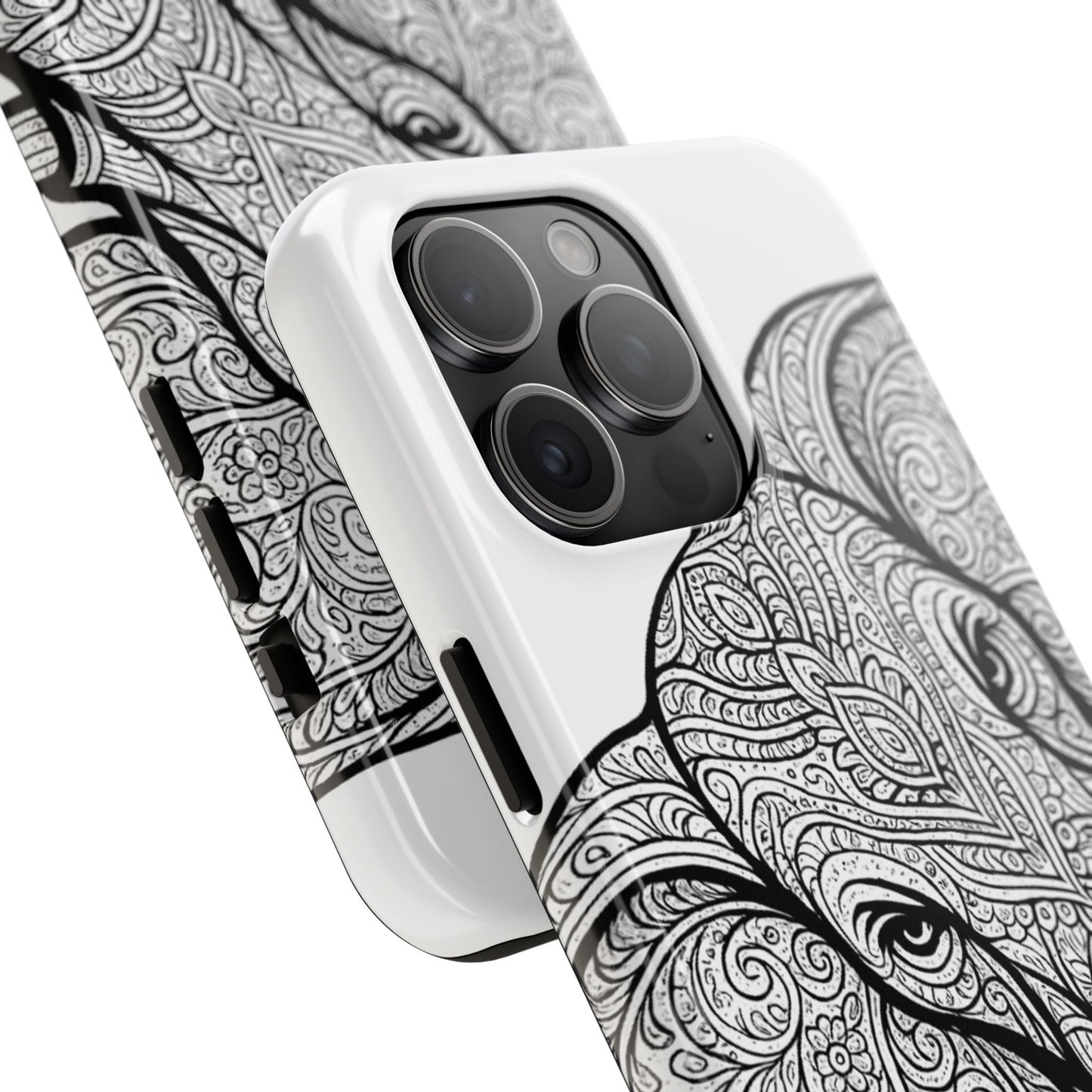 Elephant Design Tough Phone Cases | Tough Protective Cases for Animal Lovers, Gifts for Birthdays, Eco-Friendly, Artistic Phone Accessories