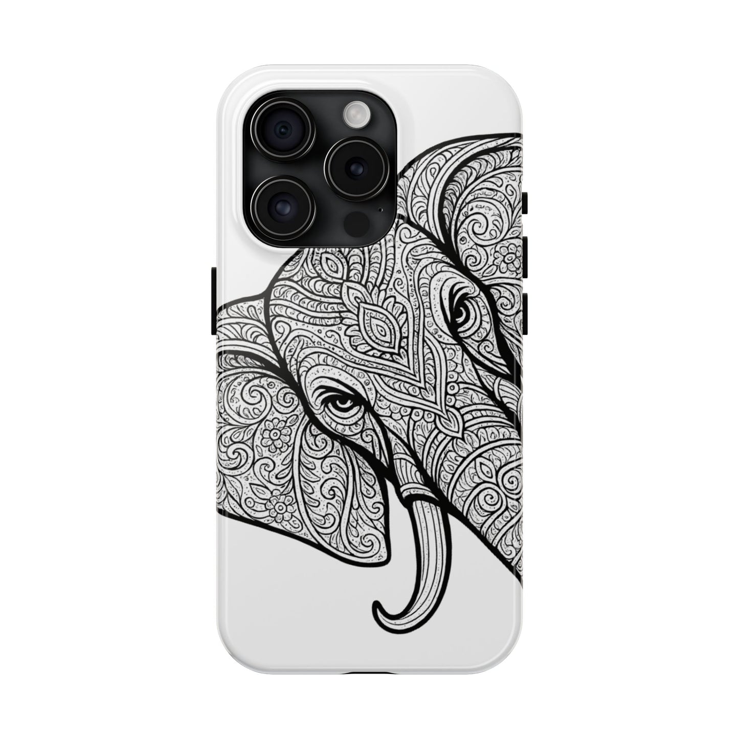 Elephant Design Tough Phone Cases | Tough Protective Cases for Animal Lovers, Gifts for Birthdays, Eco-Friendly, Artistic Phone Accessories