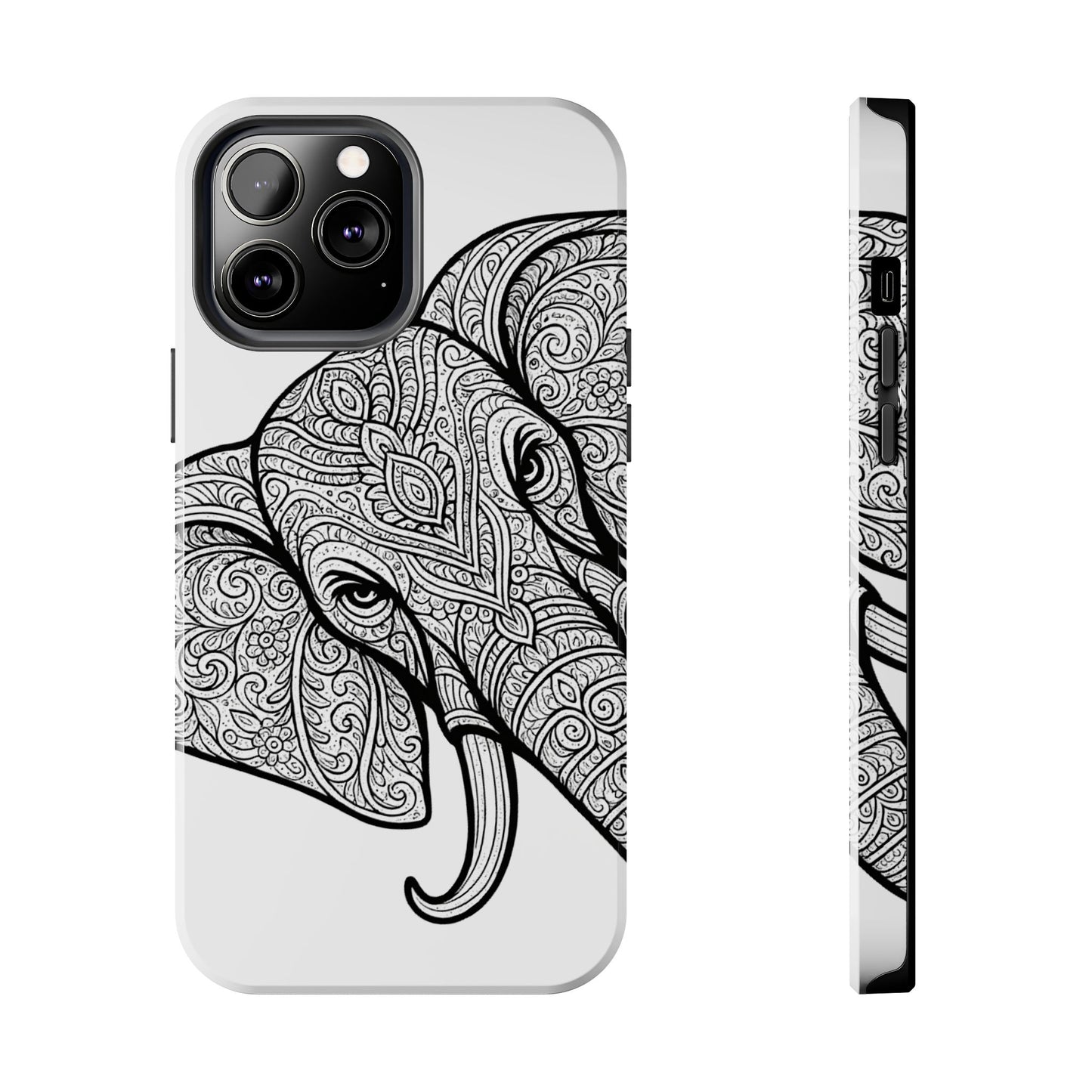 Elephant Design Tough Phone Cases | Tough Protective Cases for Animal Lovers, Gifts for Birthdays, Eco-Friendly, Artistic Phone Accessories