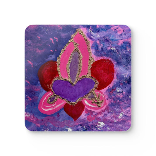 Corkwood Coaster Set - by Cancer Survivor artist Trechal Bowman