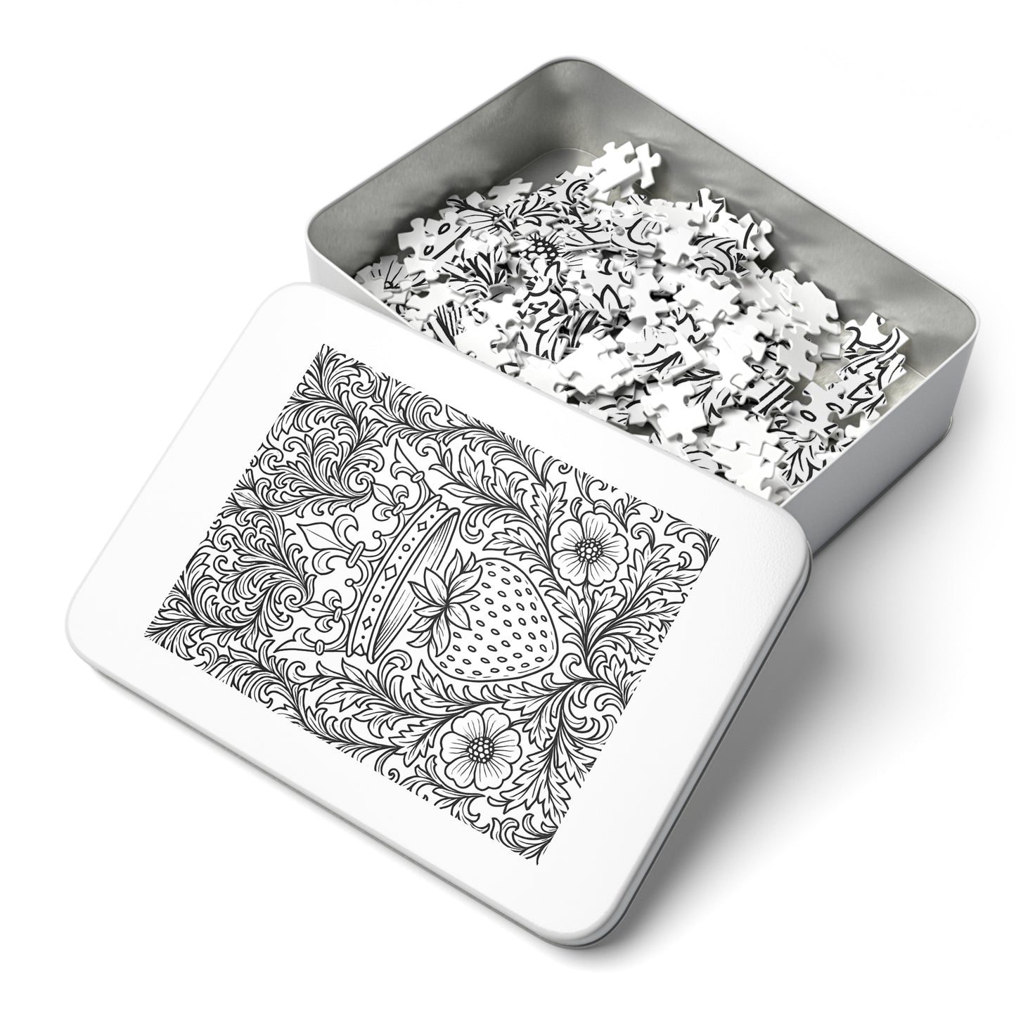 Jigsaw Puzzle: Crown and Strawberry