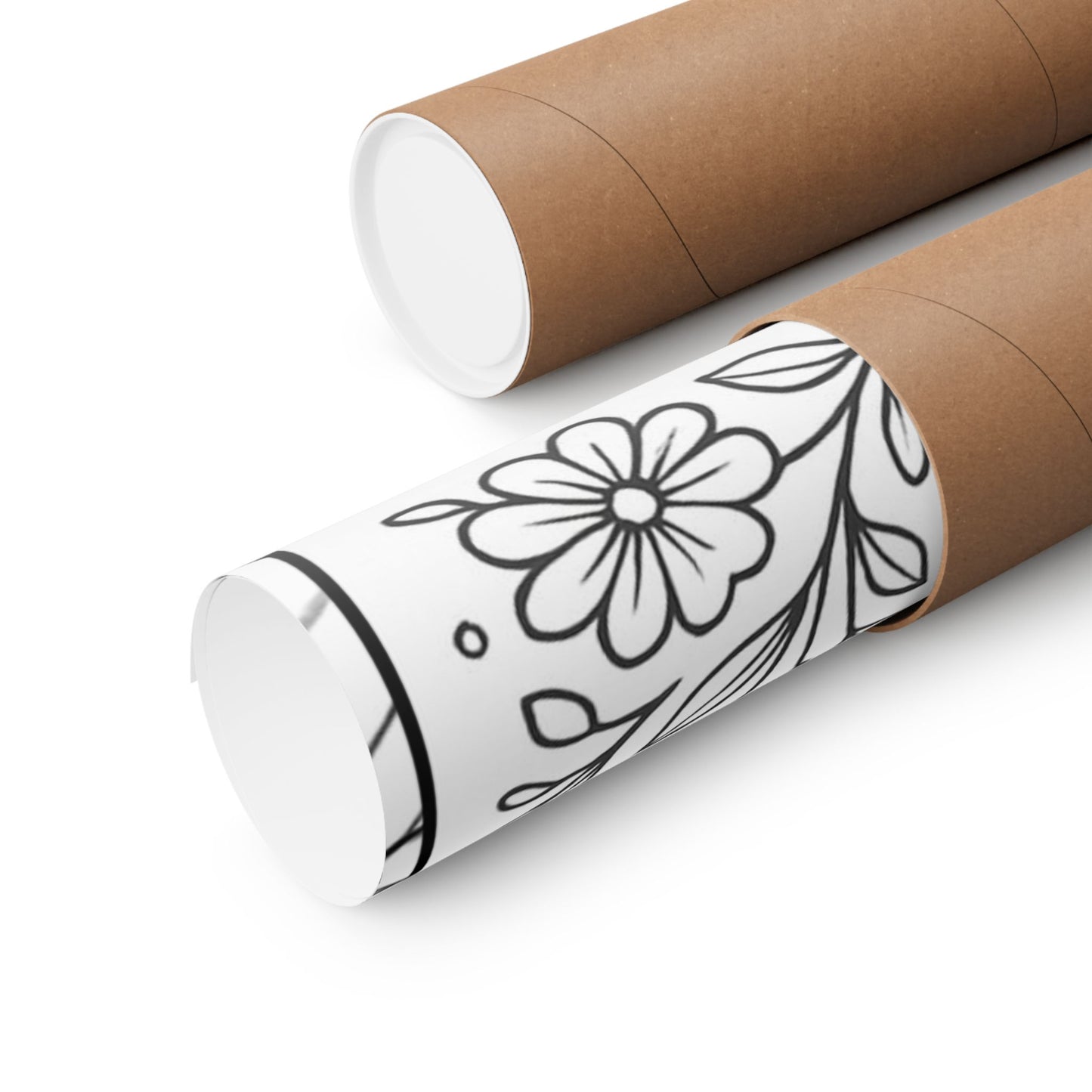 Colorable Turtle Poster