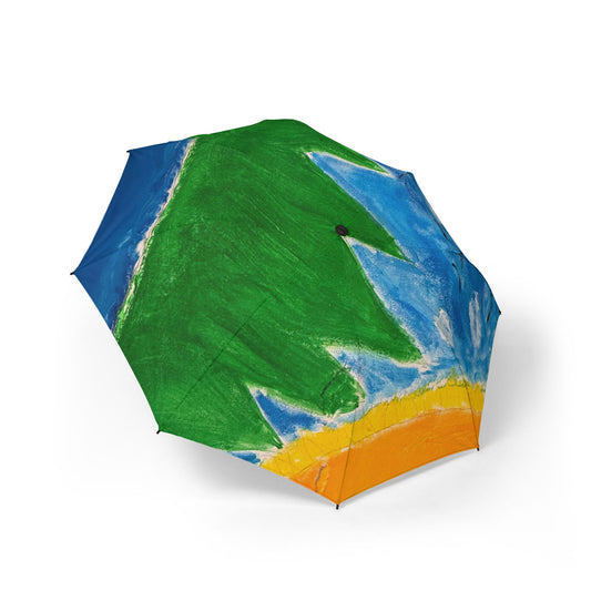 Vibrant Art Umbrella - featuring art from ScART - (Scar Art).  Artist: Catrina Sullivan