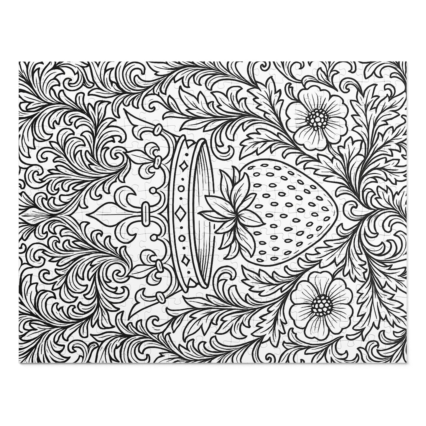 Jigsaw Puzzle: Crown and Strawberry