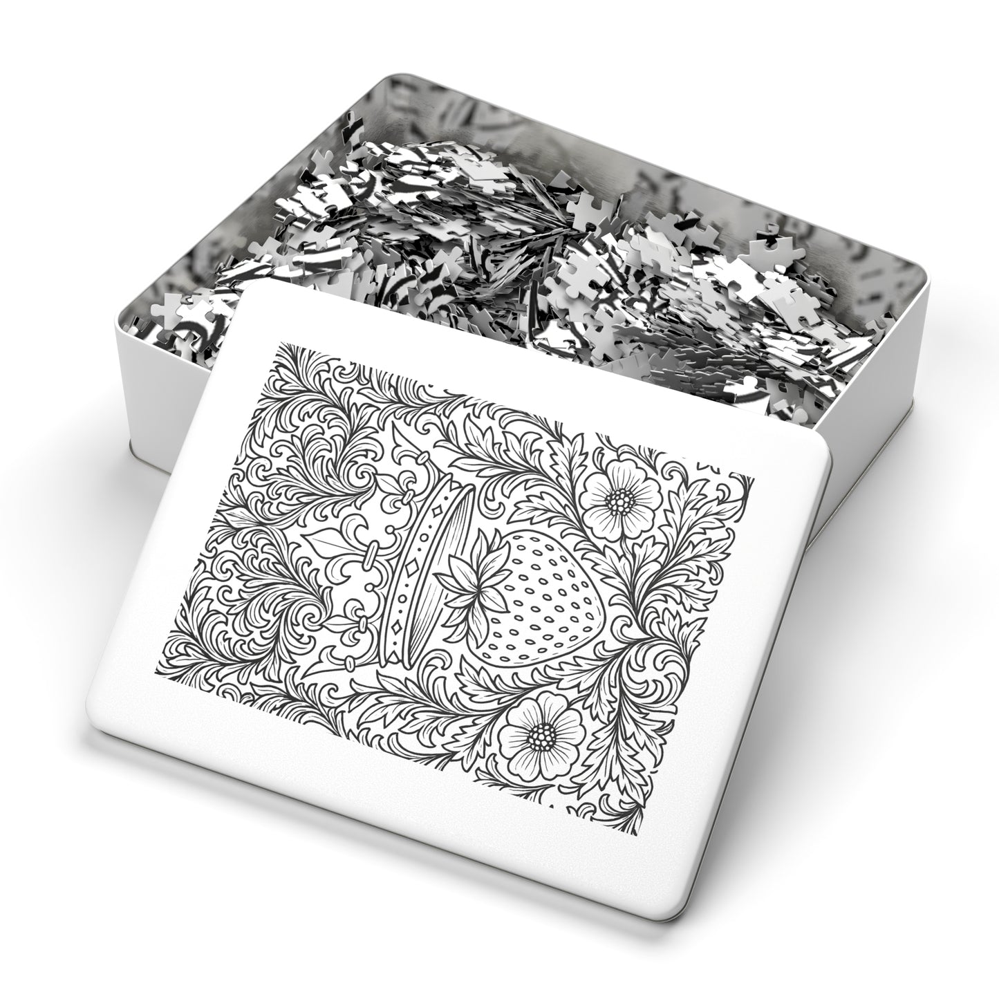 Jigsaw Puzzle: Crown and Strawberry