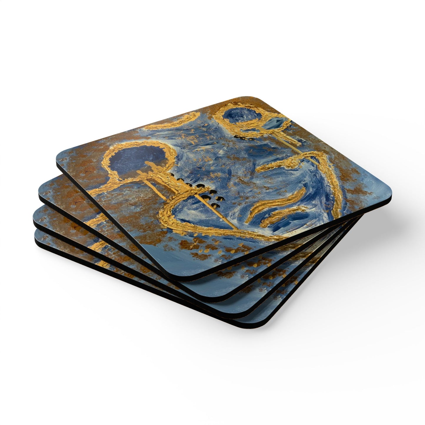 ScART (Scar Art) Coasters by artist Yolanda DaSilva-Melo