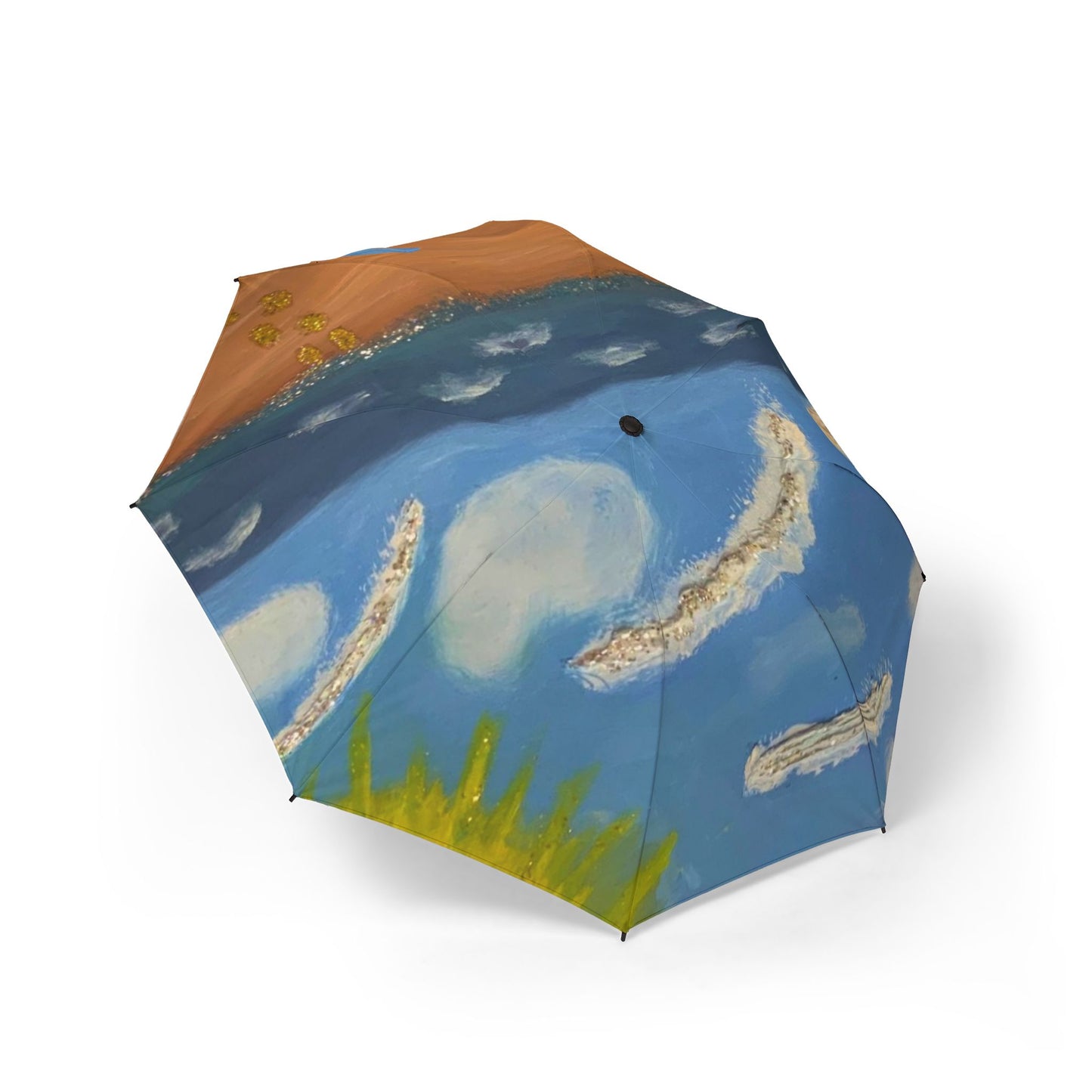 ScART (Scar Art) Umbrella -entitled 'Not Alone version 2" by ScARTist Jamie Bloxom