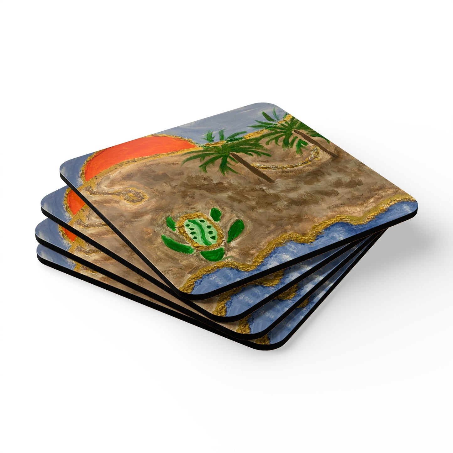 ScART (Scar Art) Coasters by artist Jessica Palumbo