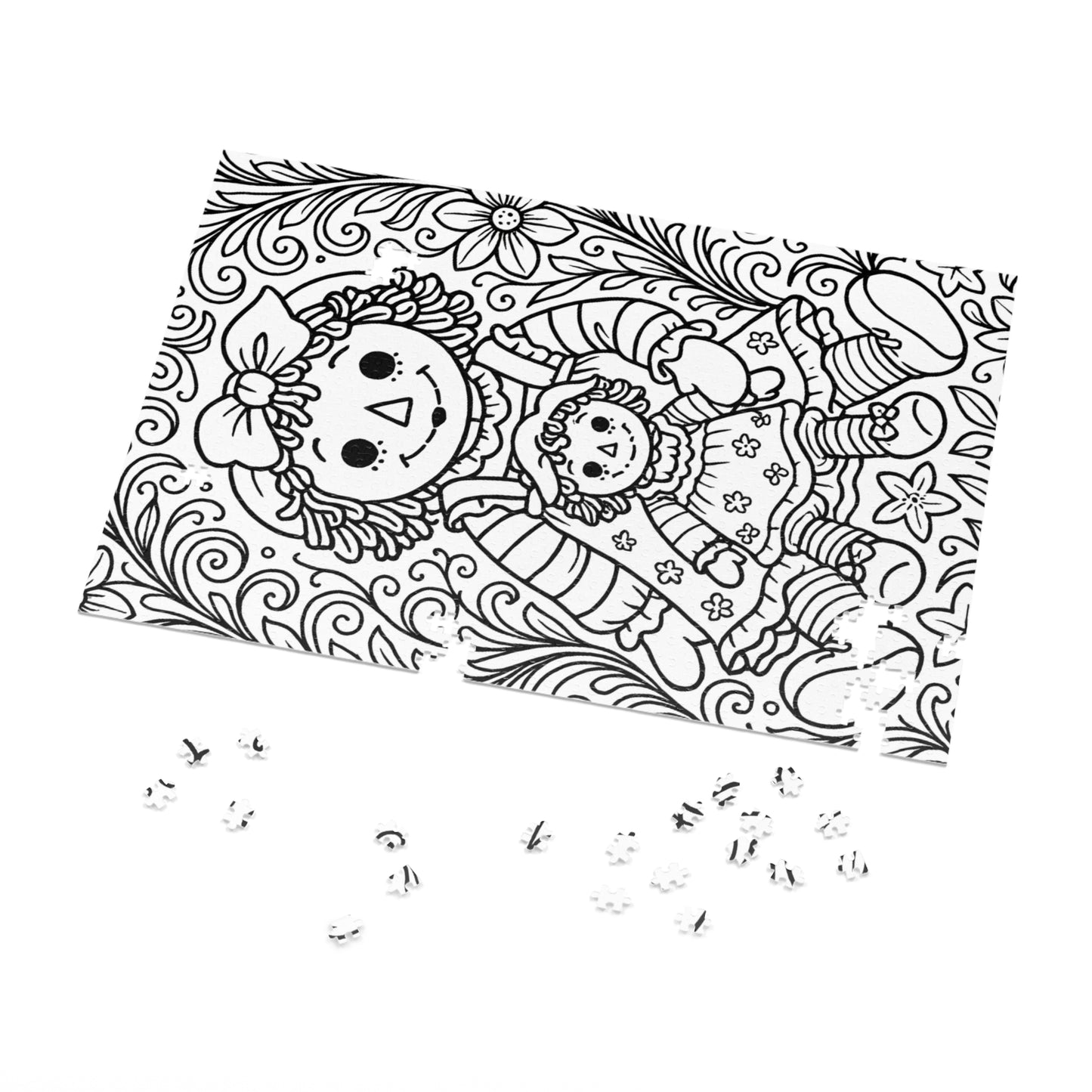 Delta Gamma Raggedy Ann Jigsaw Puzzle with Tin – Color Me Collection