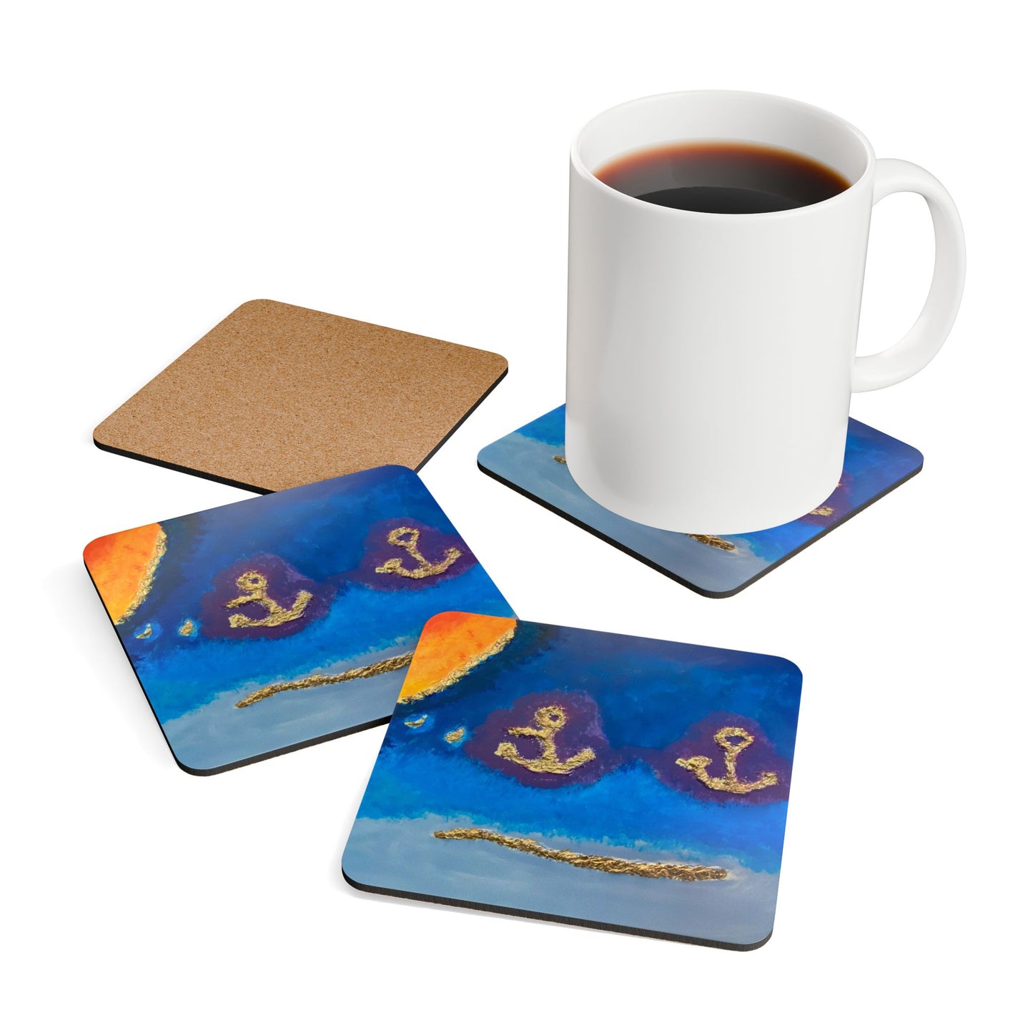 ScART (Scar Art) Coasters by artist Adelia Ramos