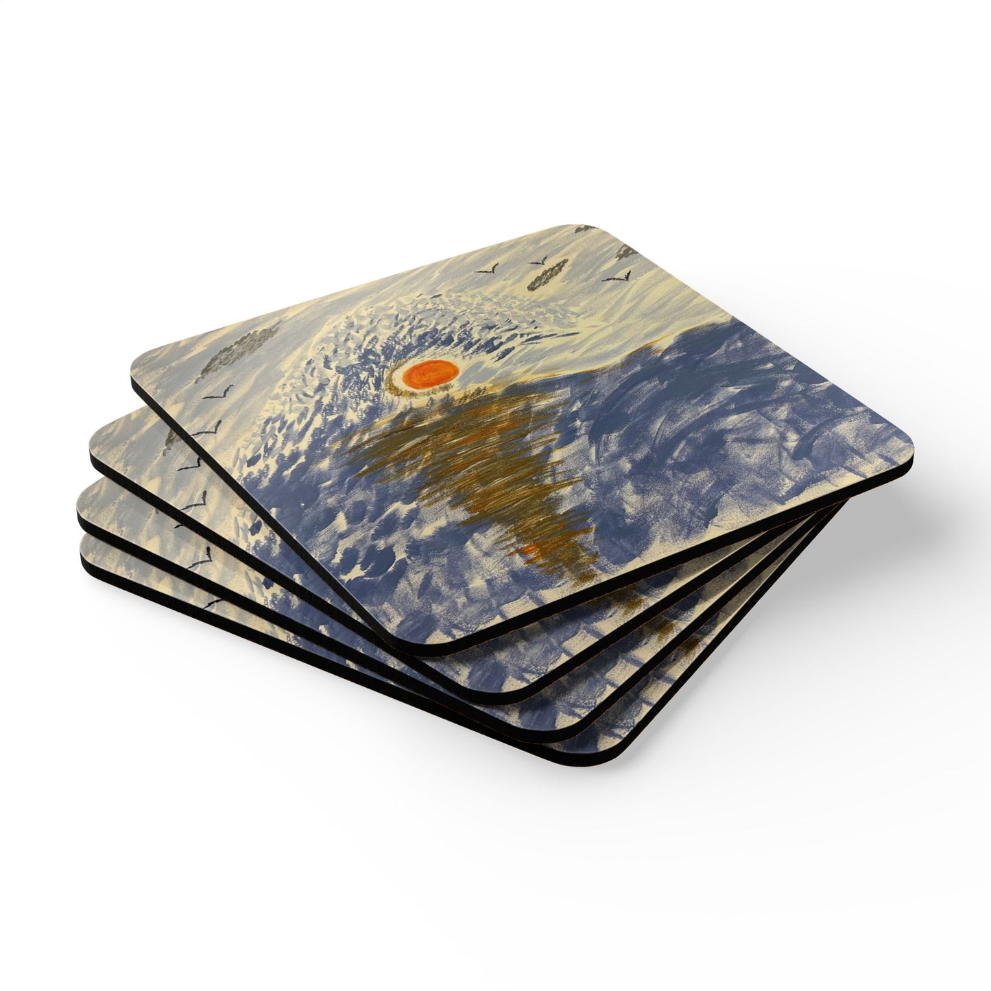ScART (Scar Art) Coasters by artist Amy Benoit
