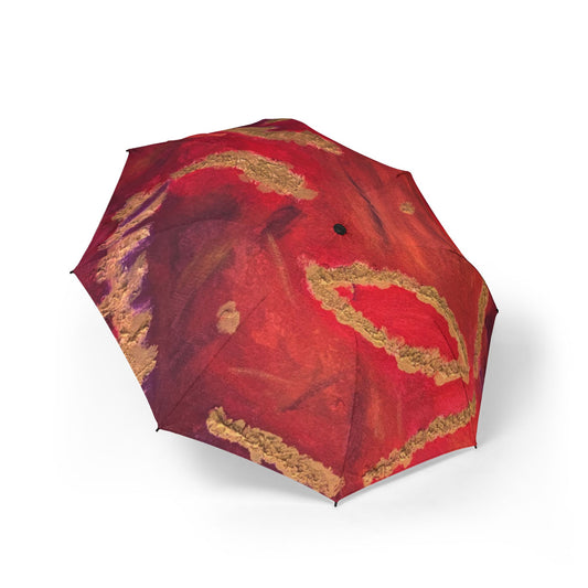 Vibrant Art Umbrella - featuring art from ScART - (Scar Art).  Artist: Kelli Beckman