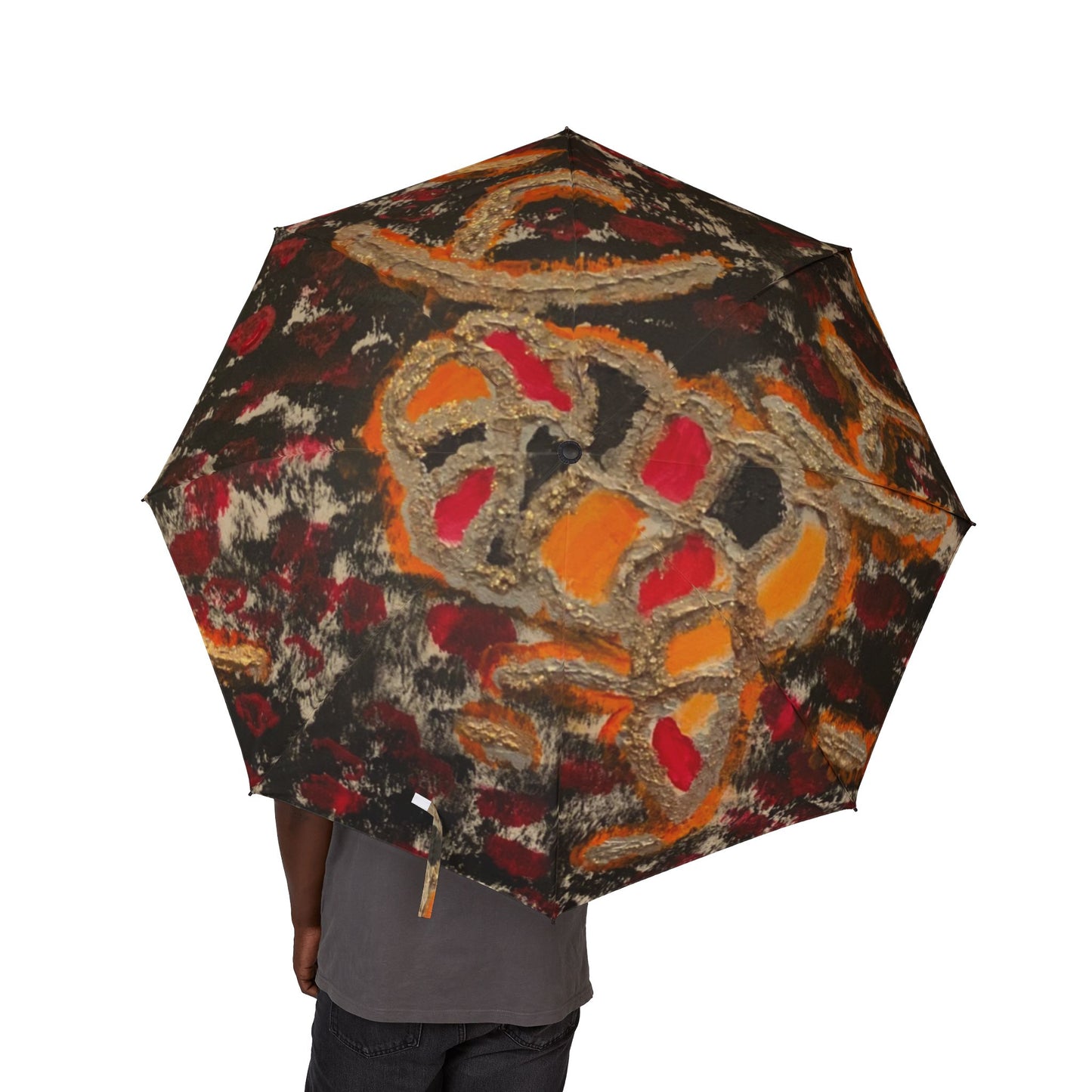 Vibrant Art Umbrella - featuring art from ScART - (Scar Art).  Artist:  Verazonda Walker