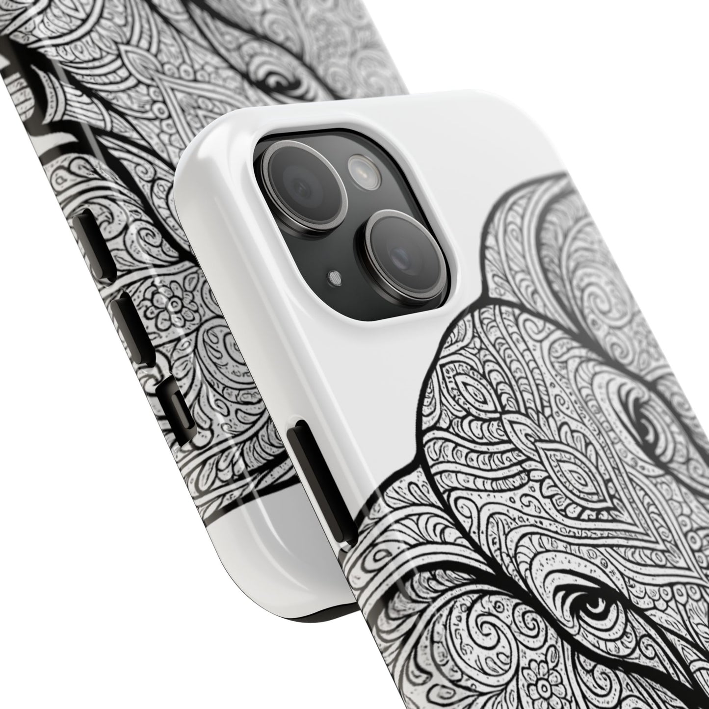Elephant Design Tough Phone Cases | Tough Protective Cases for Animal Lovers, Gifts for Birthdays, Eco-Friendly, Artistic Phone Accessories