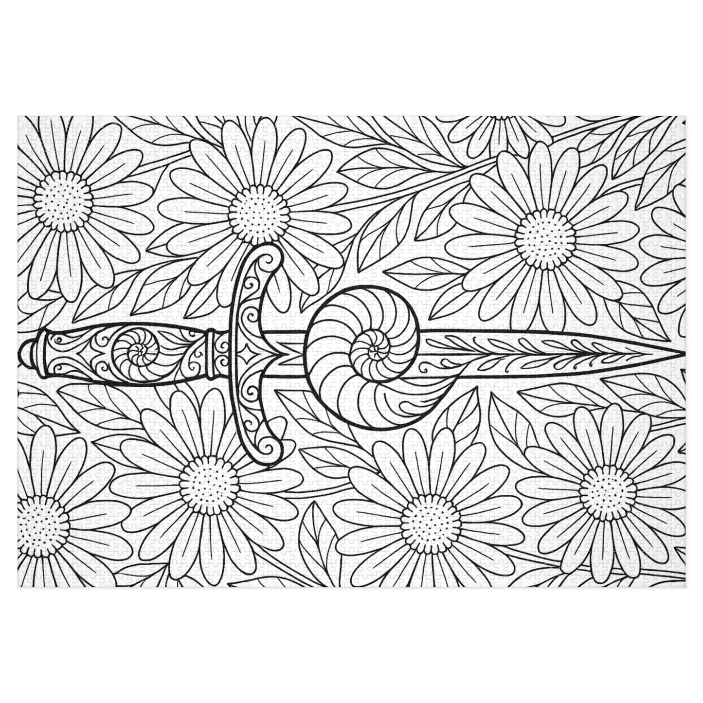 Jigsaw Puzzle: Dagger and Nautilus Shell