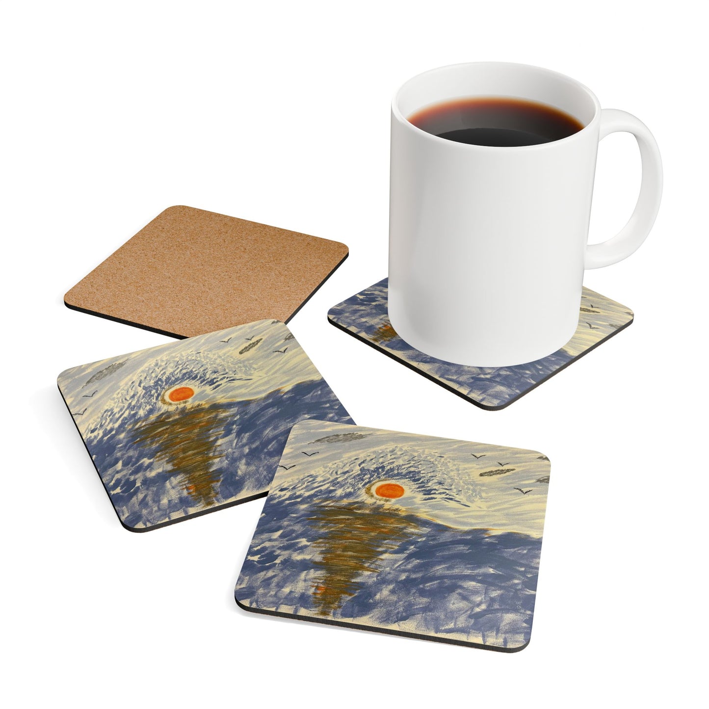ScART (Scar Art) Coasters by artist Amy Benoit