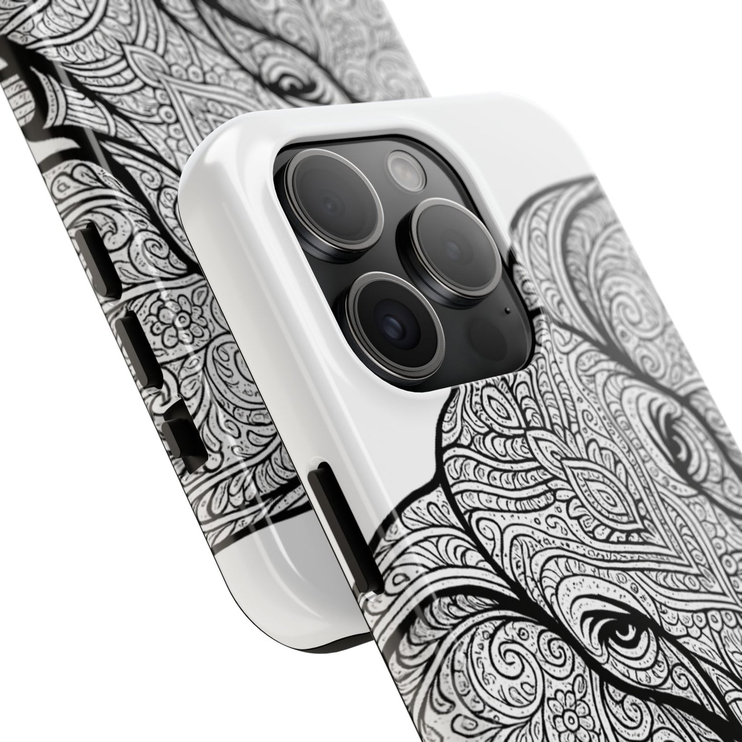 Elephant Design Tough Phone Cases | Tough Protective Cases for Animal Lovers, Gifts for Birthdays, Eco-Friendly, Artistic Phone Accessories