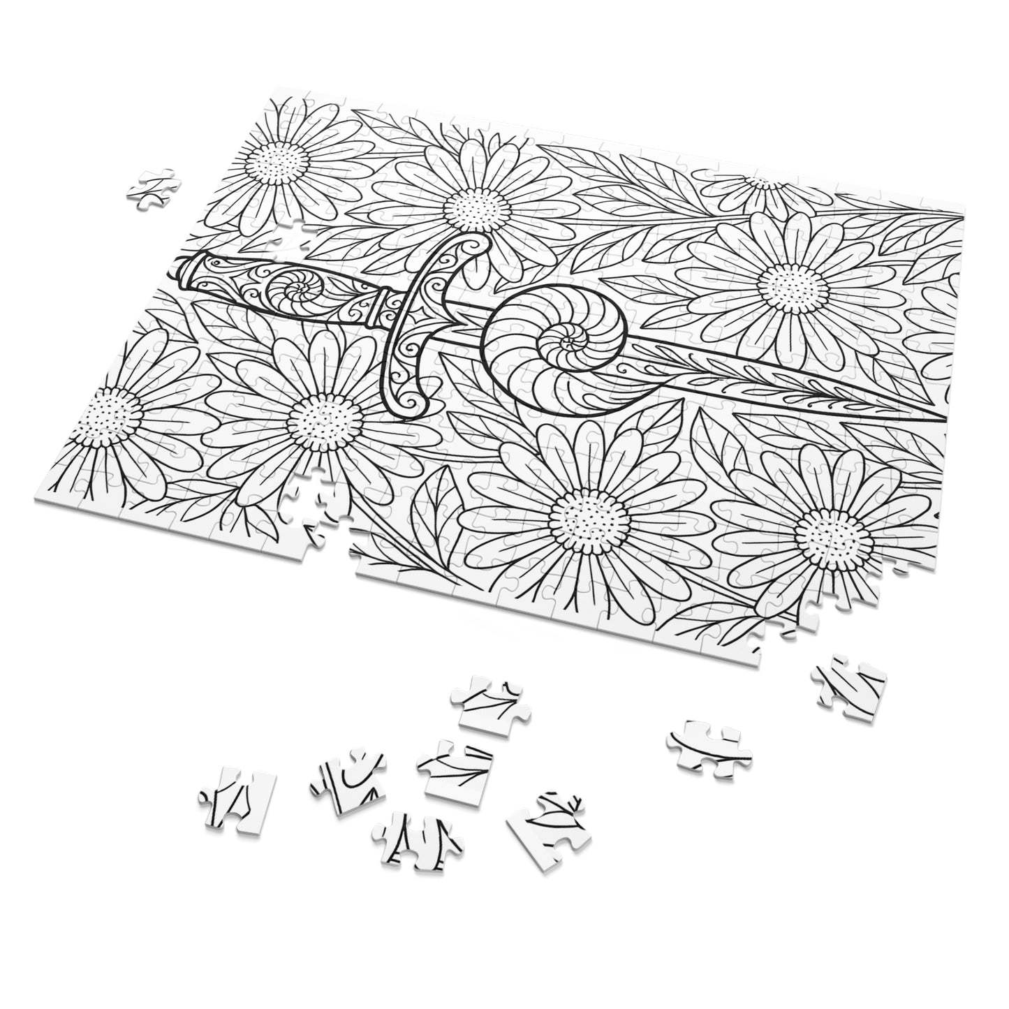 Jigsaw Puzzle: Dagger and Nautilus Shell