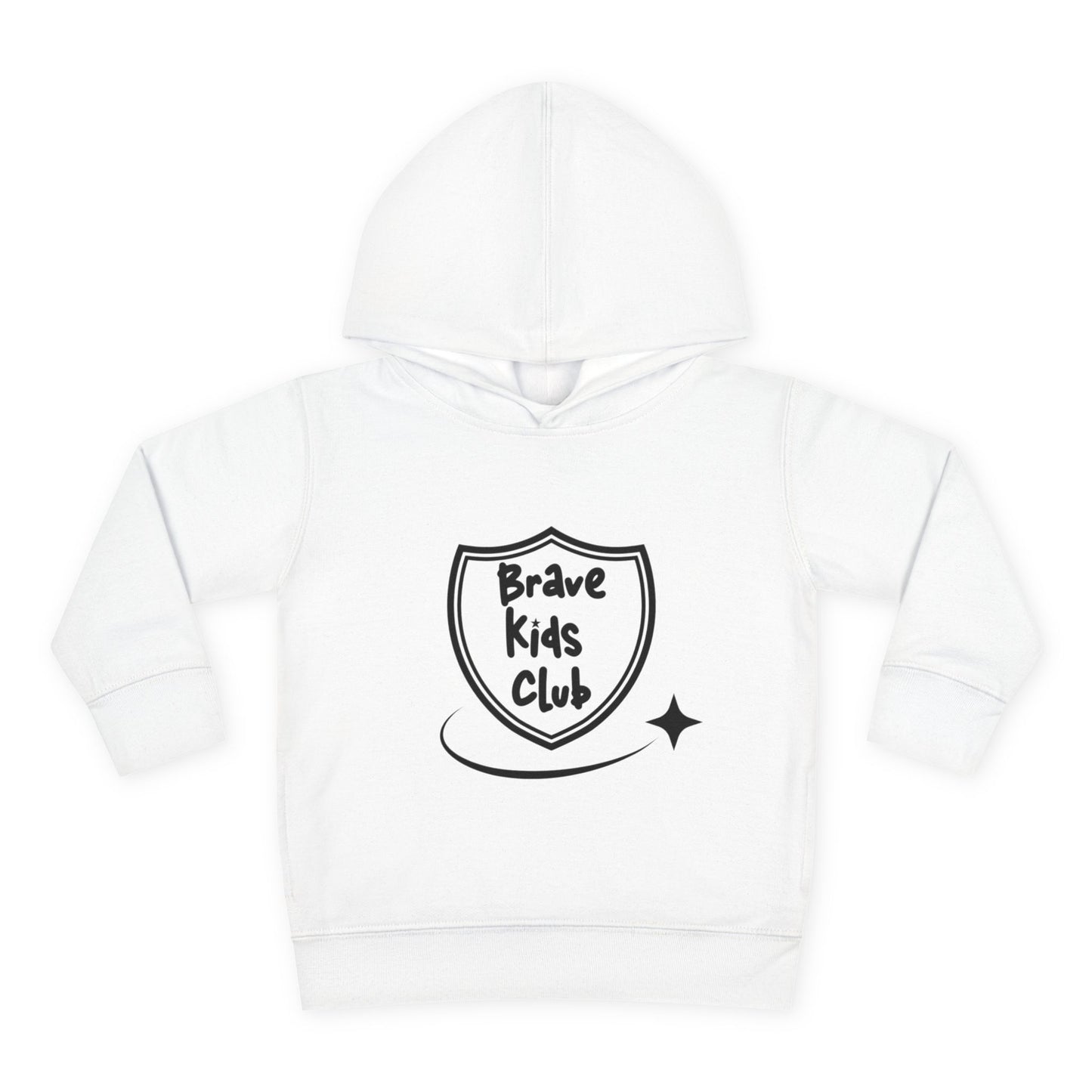 BRAVE KIDS CLUB Hoodie, Cute Kids Fleece Pullover, Toddler Clothing, Gift for Kids, Family Matching Outfit, Playful Style