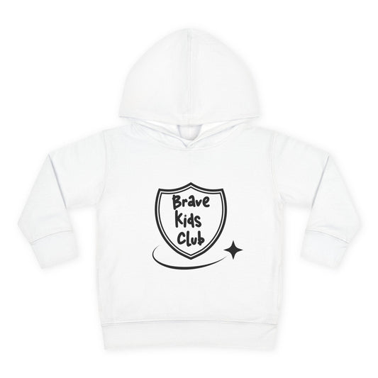 BRAVE KIDS CLUB Hoodie, Cute Kids Fleece Pullover, Toddler Clothing, Gift for Kids, Family Matching Outfit, Playful Style