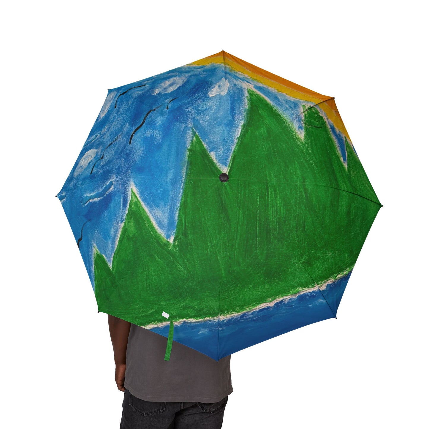 Vibrant Art Umbrella - featuring art from ScART - (Scar Art).  Artist: Catrina Sullivan