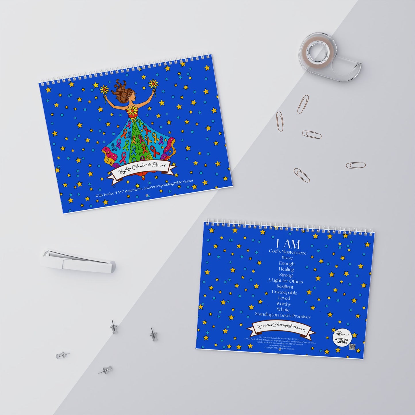 Inspirational Christian Wall Calendar & Monthly Planner – A Healing Gift of Hope and Organization