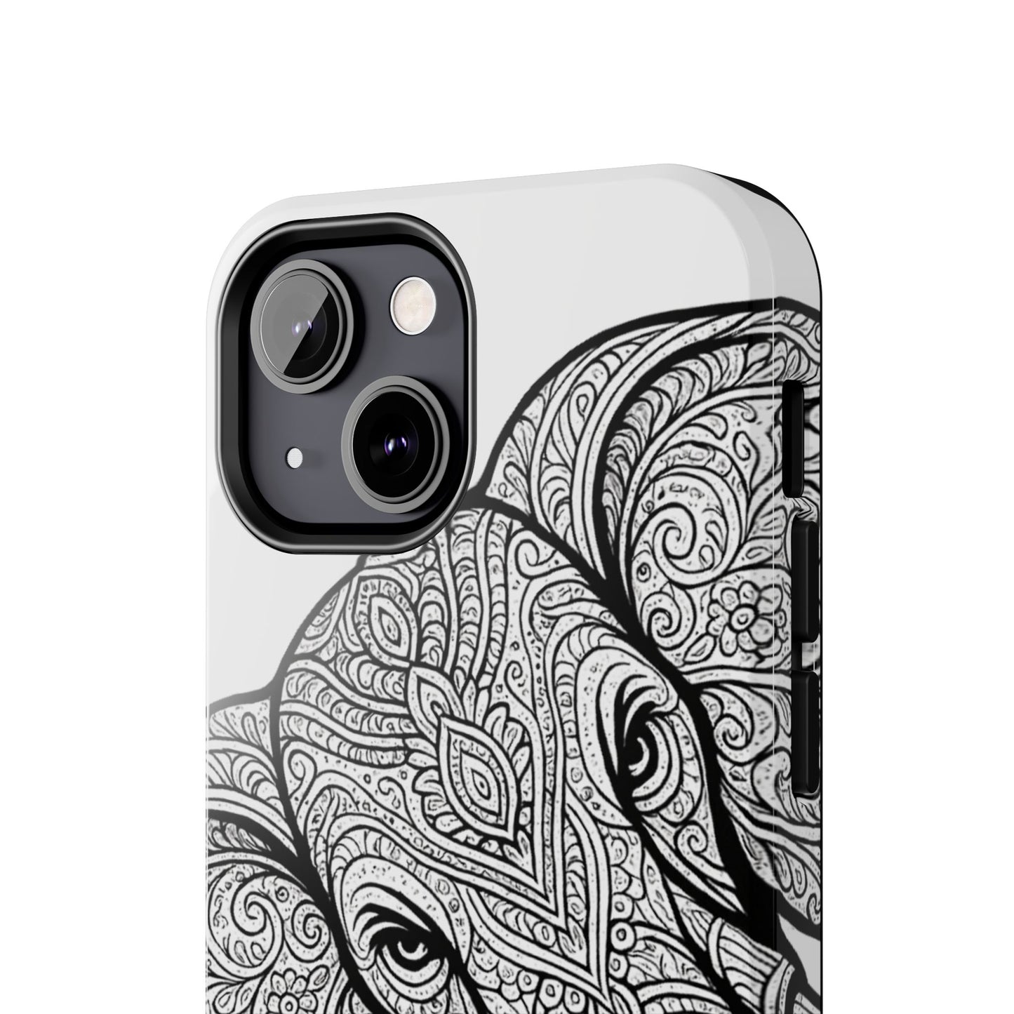 Elephant Design Tough Phone Cases | Tough Protective Cases for Animal Lovers, Gifts for Birthdays, Eco-Friendly, Artistic Phone Accessories