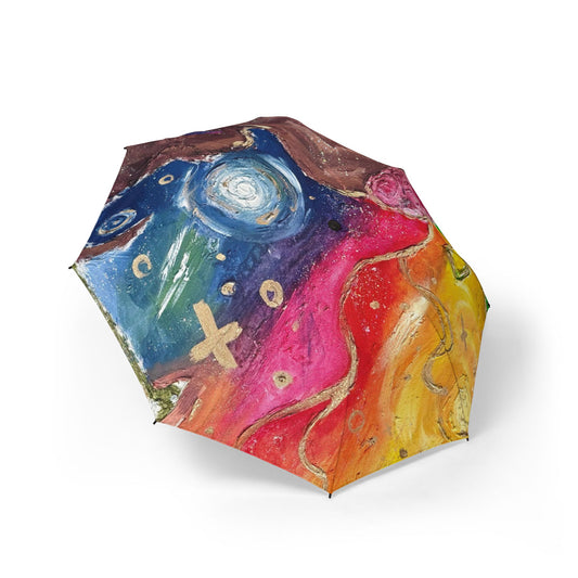 Vibrant Art Umbrella - featuring art from ScART - (Scar Art).  Artist:  Ace Acereto