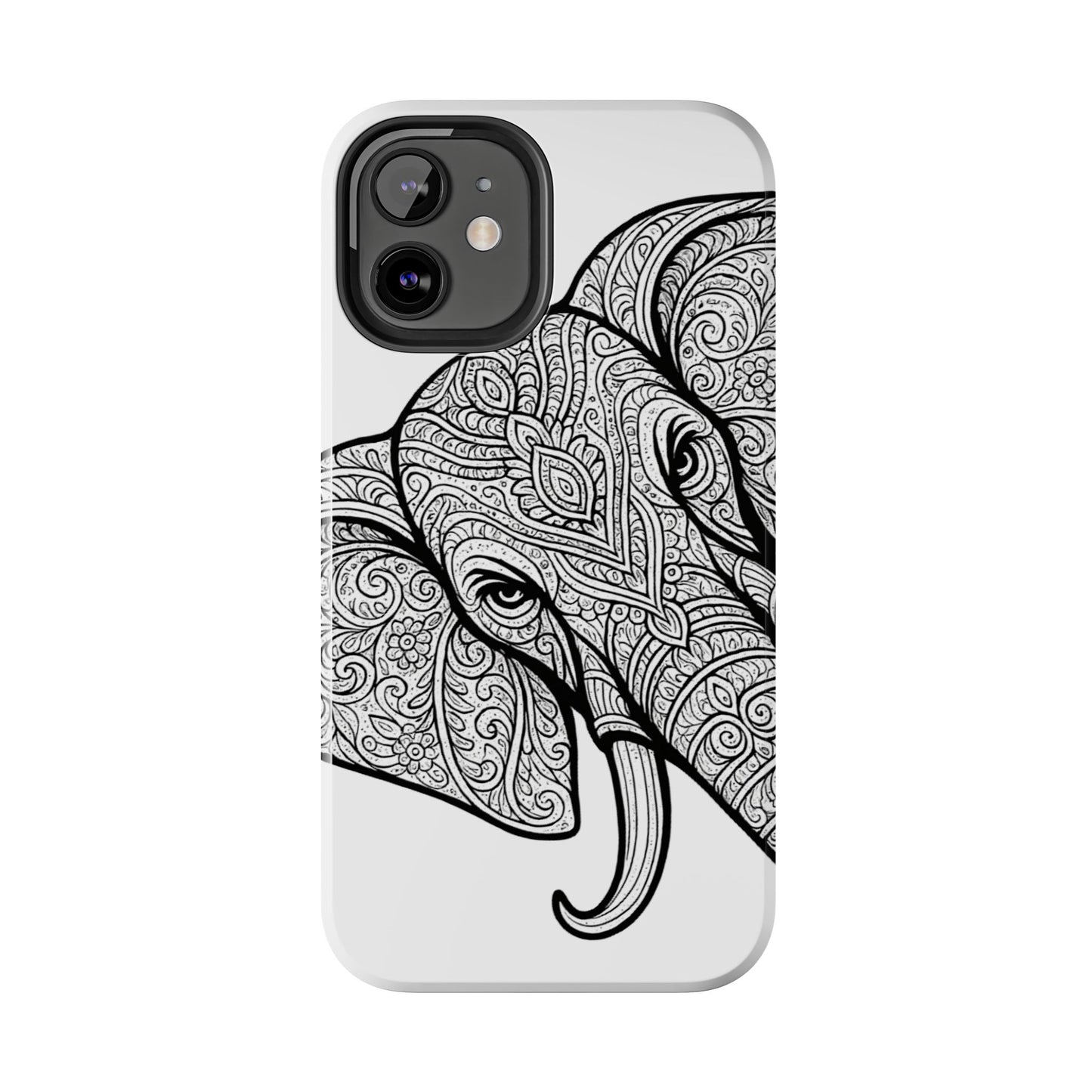 Elephant Design Tough Phone Cases | Tough Protective Cases for Animal Lovers, Gifts for Birthdays, Eco-Friendly, Artistic Phone Accessories