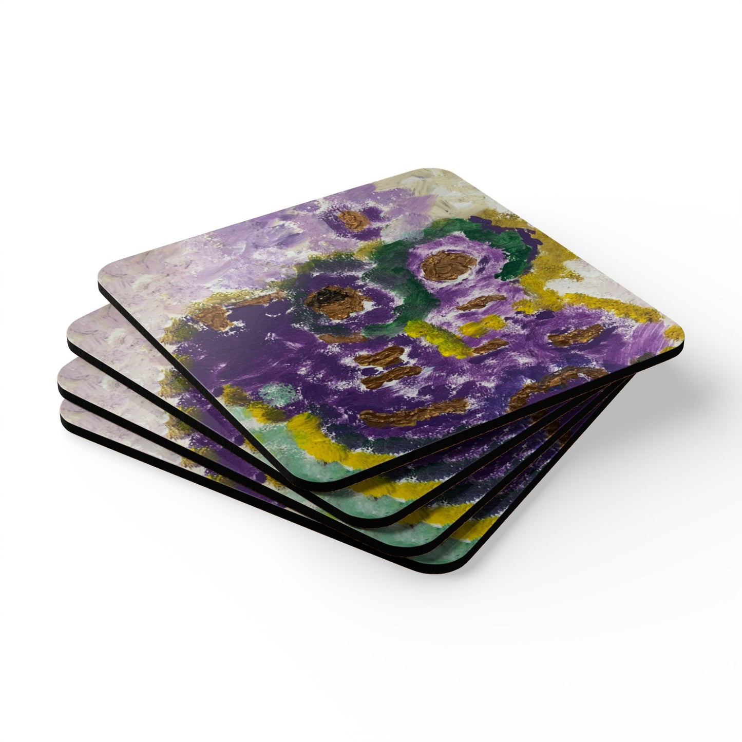 ScART (Scar Art) Coasters by artist Paula Ogden