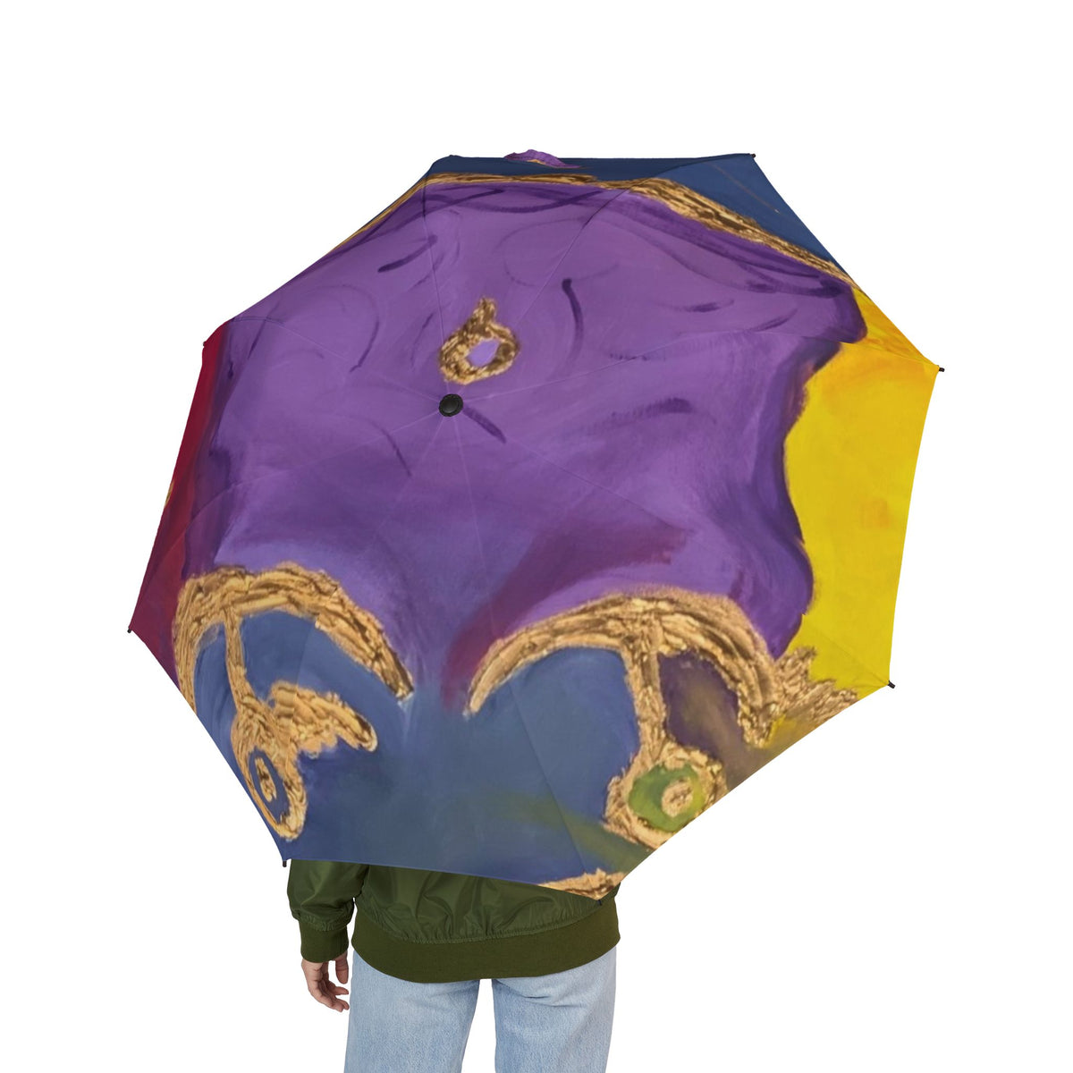 Vibrant Art Umbrella - featuring art from ScART - (Scar Art).  Artist: Rachel Giammolva