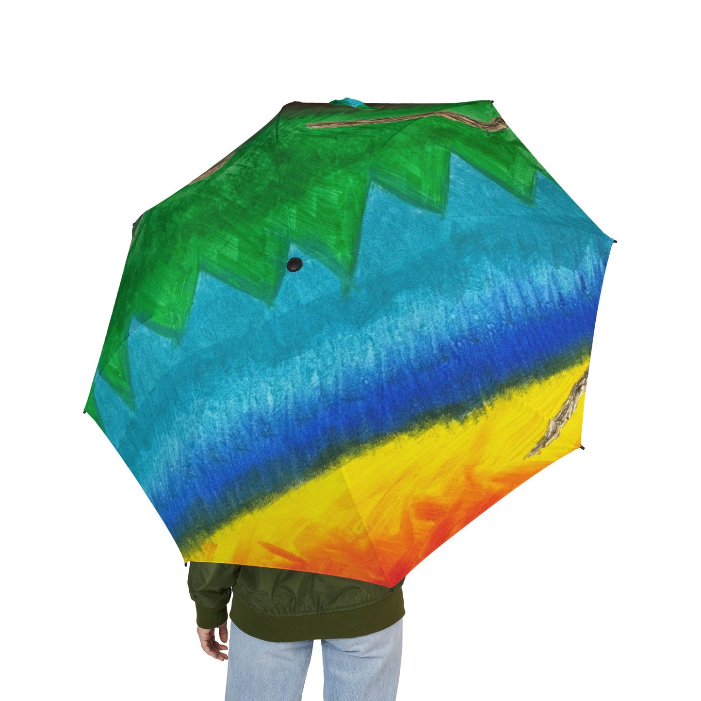 Vibrant Art Umbrella - featuring art from ScART - (Scar Art).  Artist:  Nicole Matherne