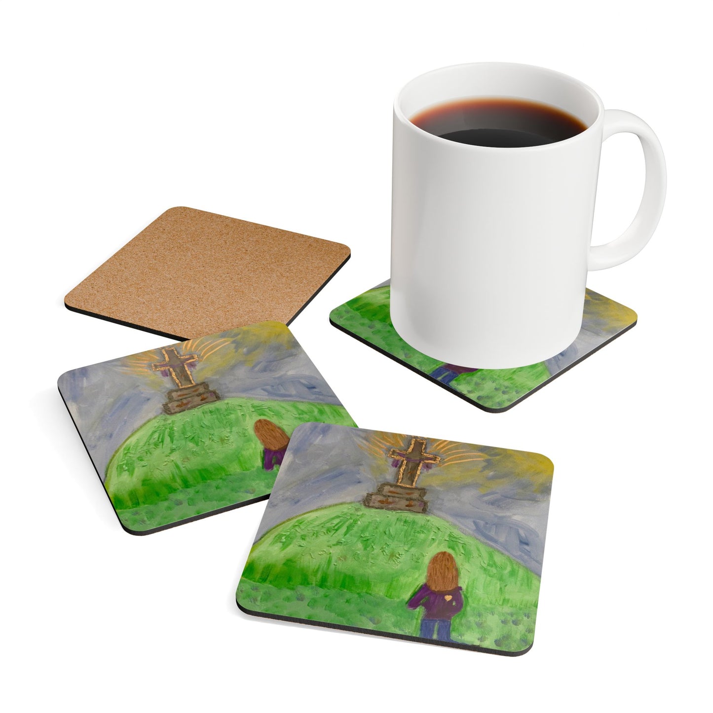 ScART (Scar Art) Coasters by artist Betty Milazzo