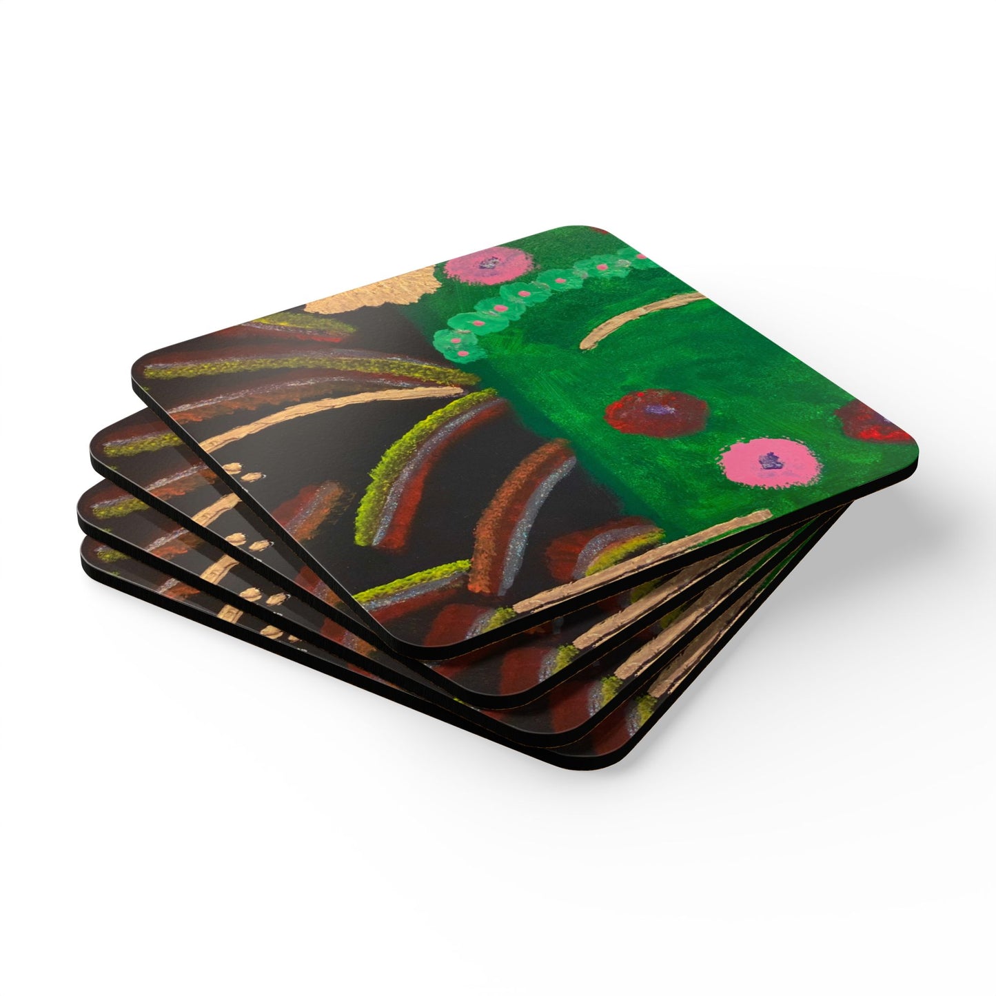 ScART (Scar Art) Coasters by artist Susan Bedard