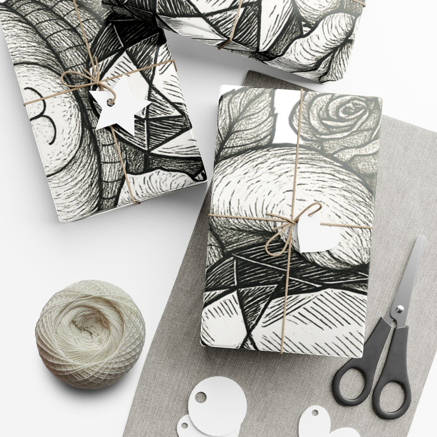 Phi Sigma Sigma Bear and Sapphire - Sorority Gift Wrap