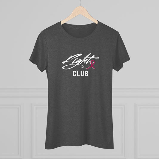 Lightweight Women's Tee with Burgundy Awareness Ribbon, Cancer Awareness Shirt, Gift for Her, Support Tee, Casual Wear