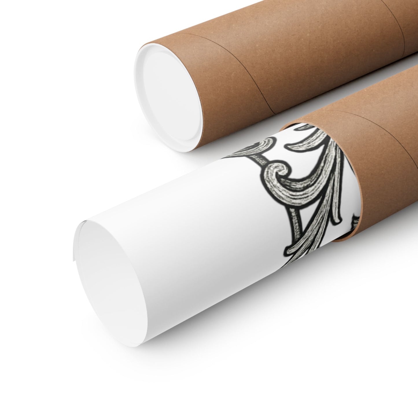 Phi Sigma Sigma Colorable Bear and Sapphire Poster