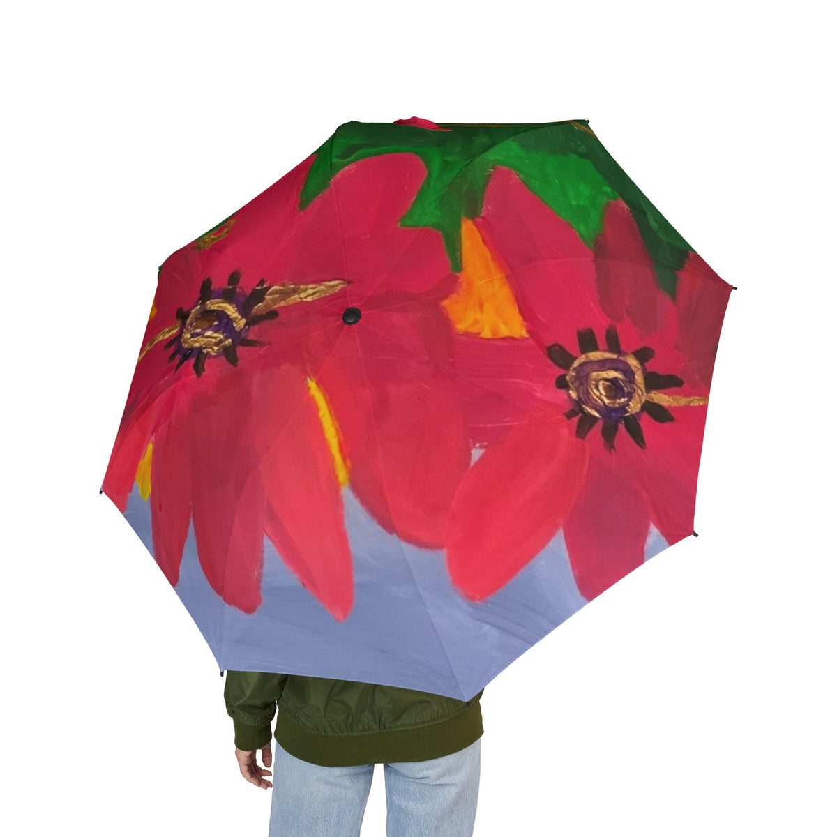 Vibrant Art Umbrella - featuring art from ScART - (Scar Art).  Artist:  Mary Rholdon