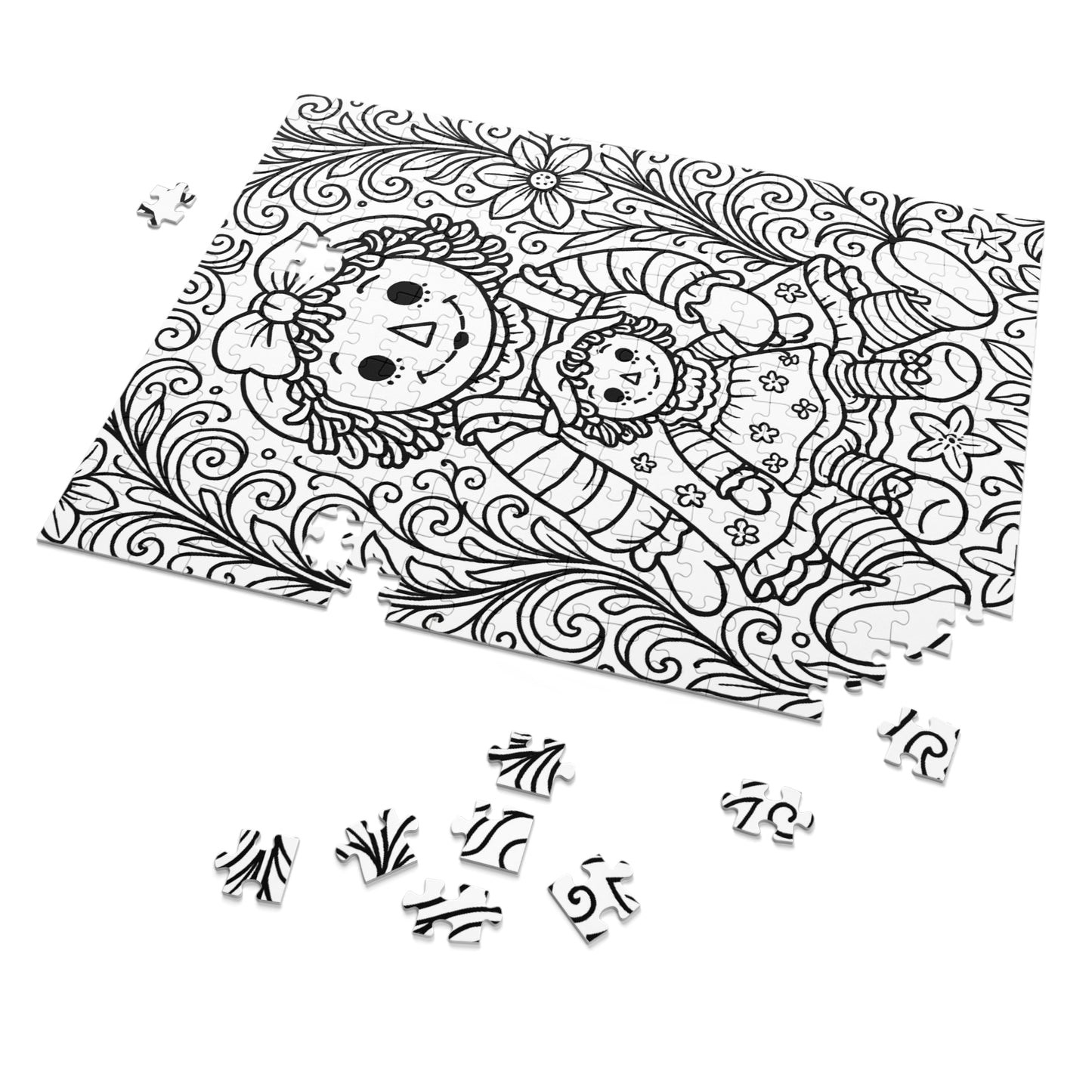 Delta Gamma Raggedy Ann Jigsaw Puzzle with Tin – Color Me Collection