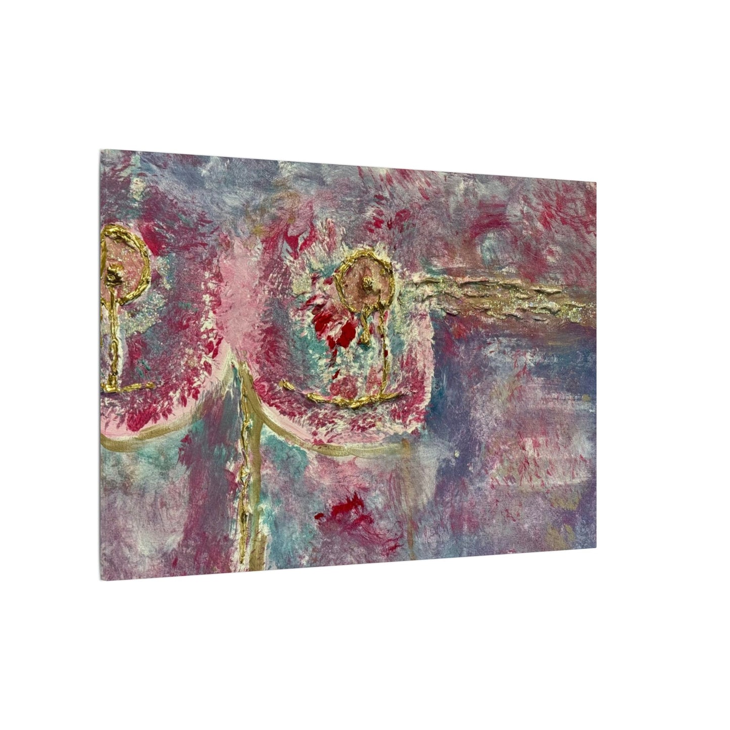 ScART (Scar Art) Canvas Print - painted by Rachel Giammolva titled "Pink is Beautiful"